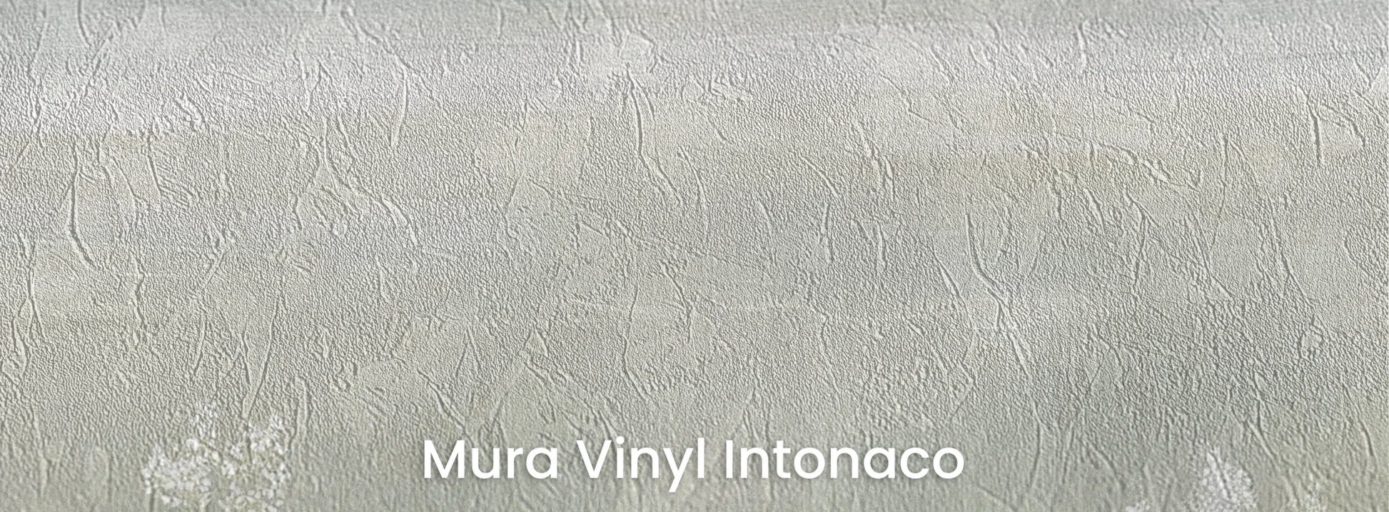 Zbliżenie na fototapetę MISTY BLOOM FIELDS - tapeta z mglistą łąką i dzikimi kwiatami na podłożu o strukturze tartego tynku.