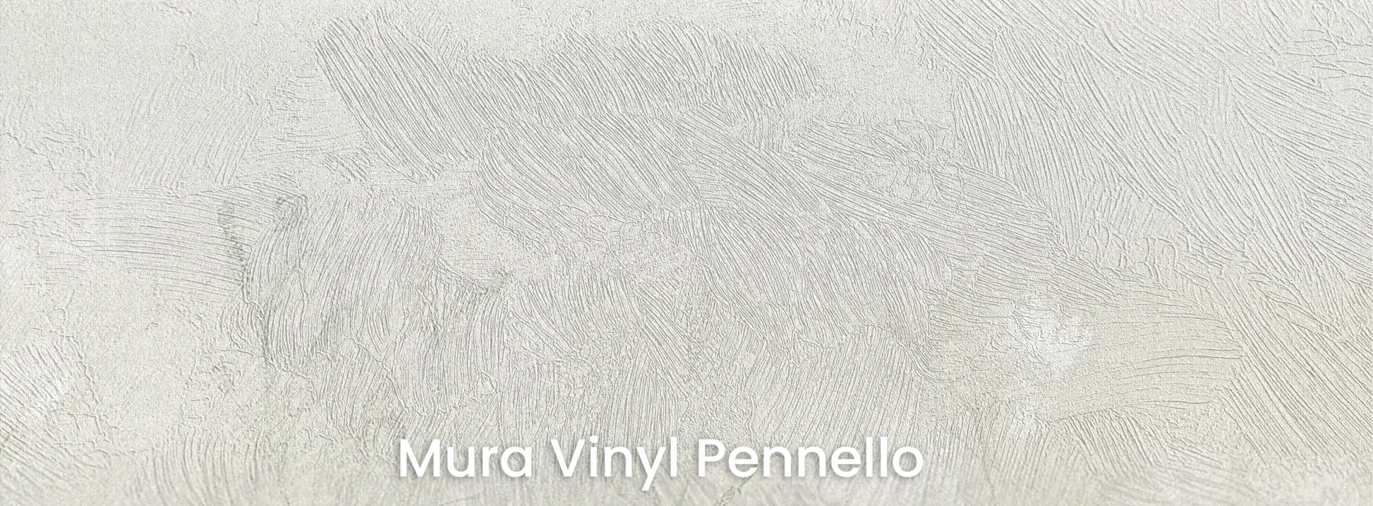 Zbliżenie na fototapetę CLOUDED BLOSSOMS - tapeta z mglistą łąką na podłożu o fakturze pociągnięć pędzla.