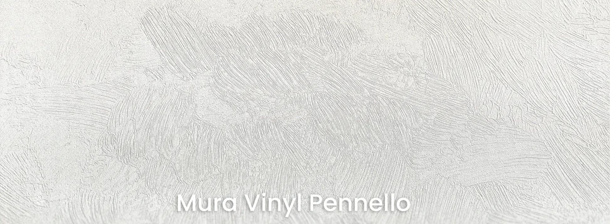 Zbliżenie na fototapetę PEARL MEADOW - tapeta z mglistą łąką w stonowanych beżach na podłożu o fakturze pociągnięć pędzla.