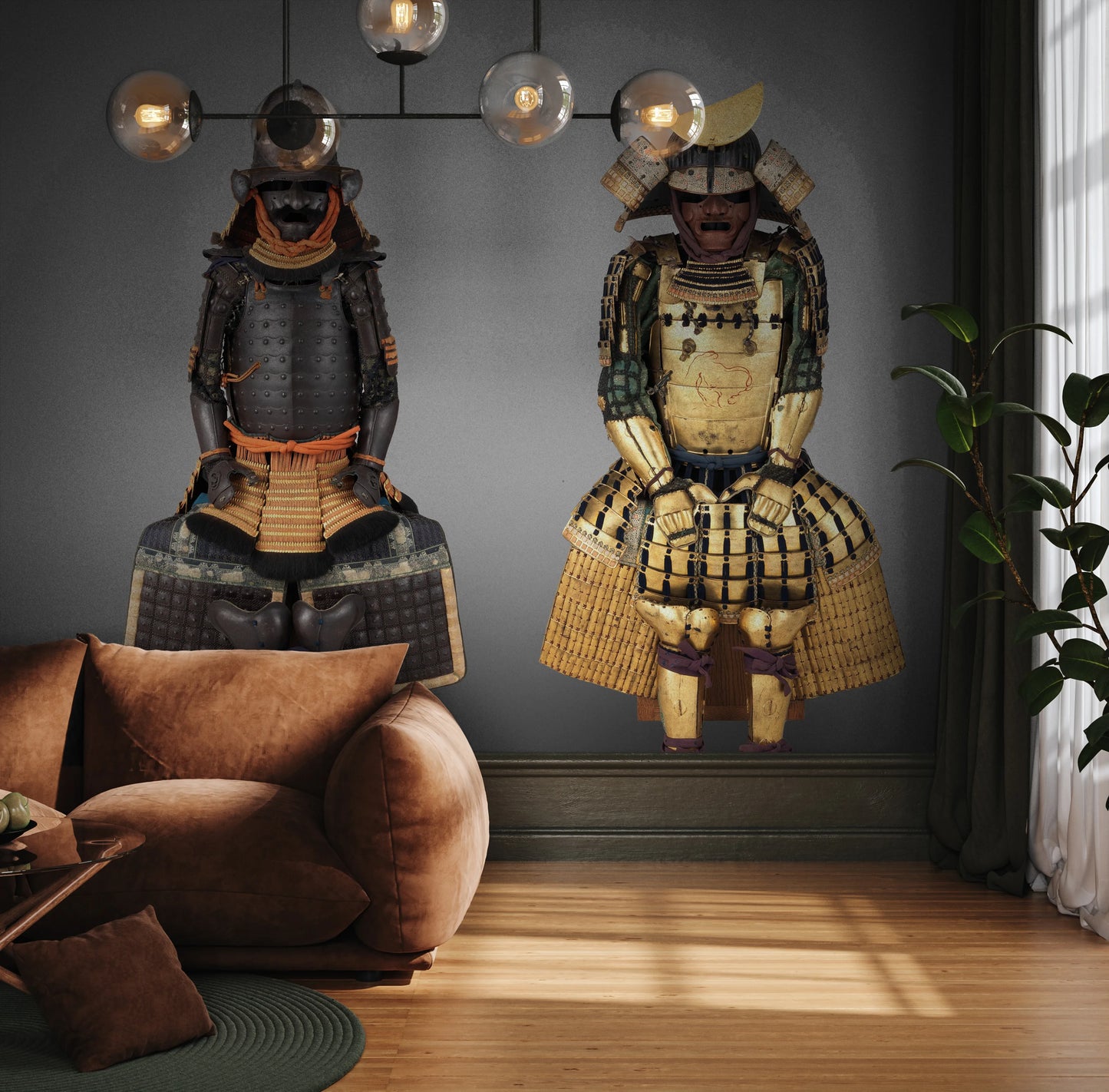 Japan Armors - Gusoku, Yoroi, Morohada-Nugi-Dō Gusoku, Nimaidō Gusoku, Haramaki - 1600-1800 - as photo wallpapers
