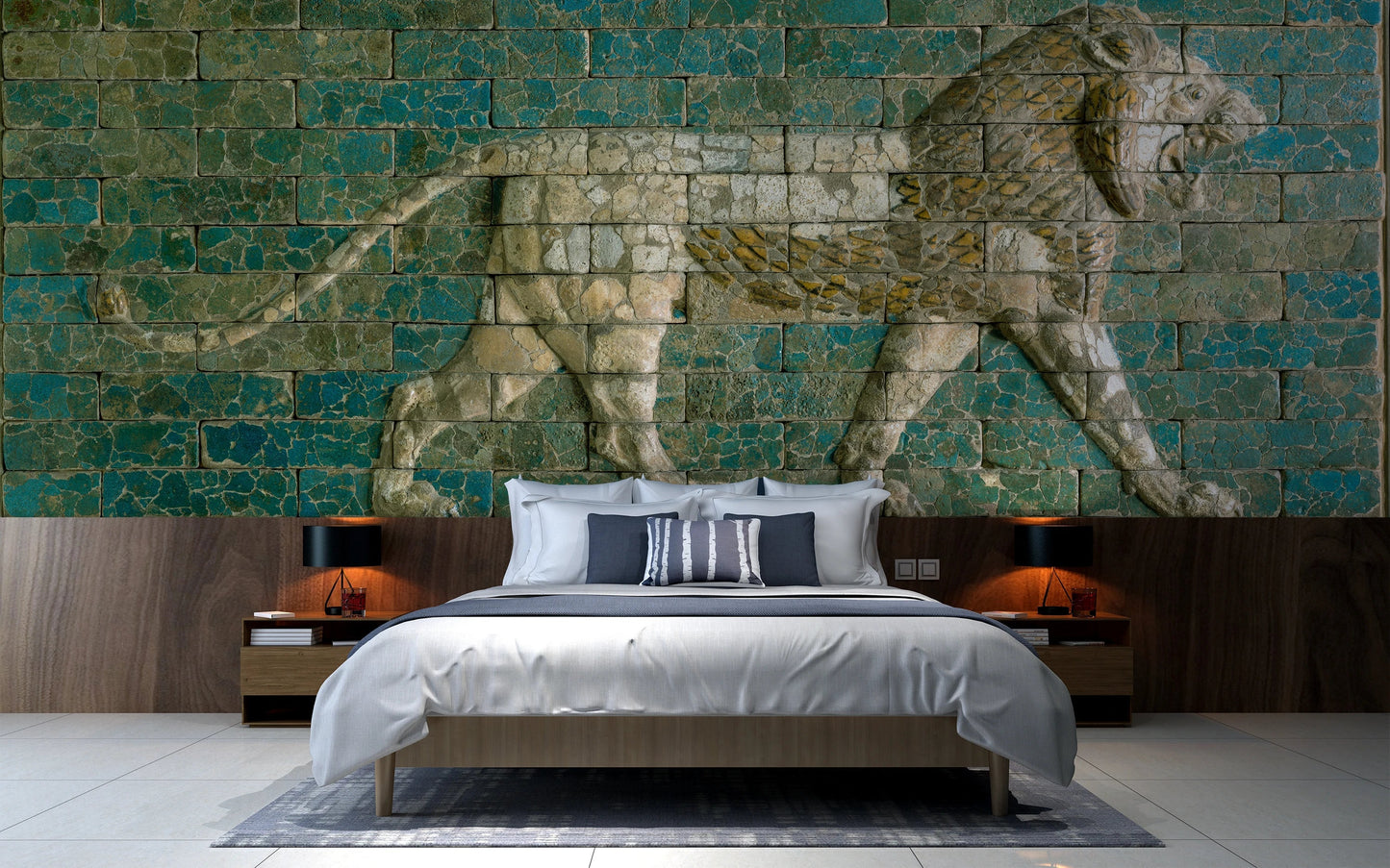 Fototapeta "Panel with striding lion" - Right - DECOMURA