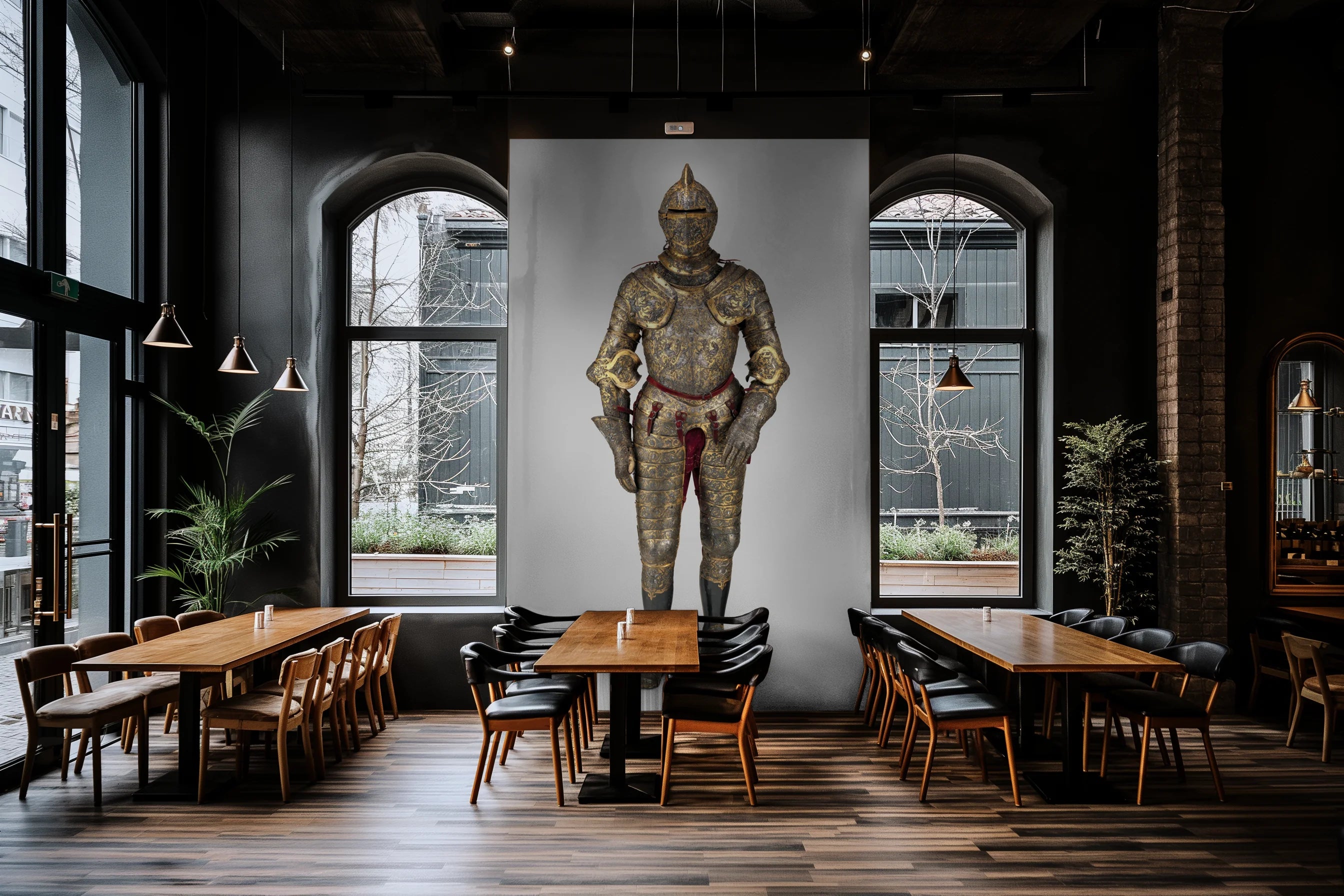 Pattern preview: Photo wallpaper "Armor of Henry II, King of France" (mid-16th century)