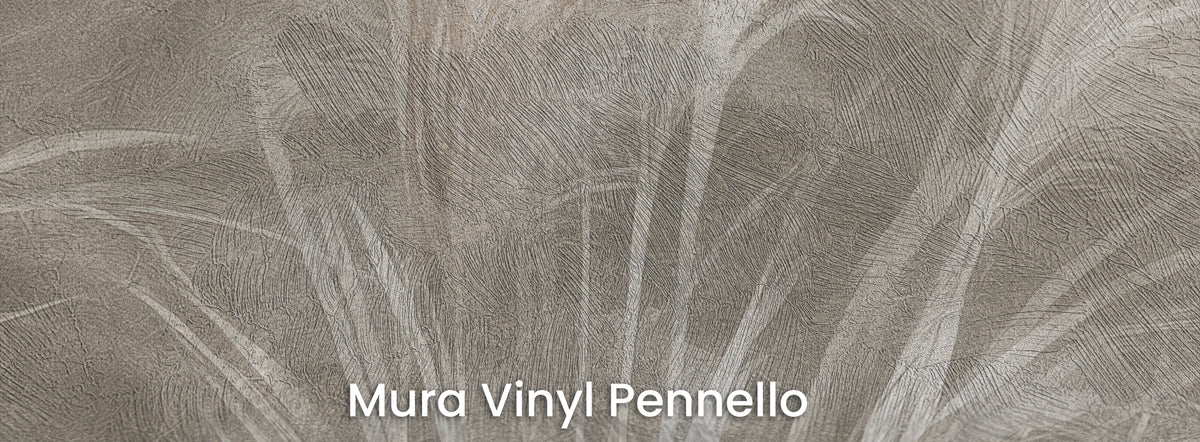 BLONDE FOUNTAINS na podłożu Mura Vinyl Pennello – widoczne pociągnięcia pędzla