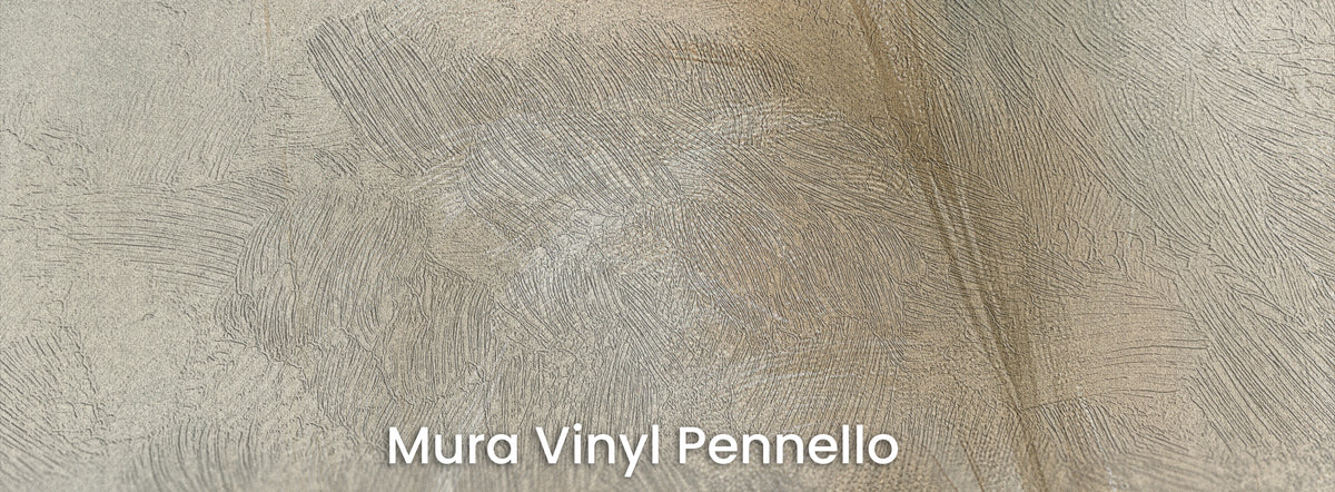 CASHMERE TUFTS sur le support Mura Vinyl Pennello – coups de pinceau visibles