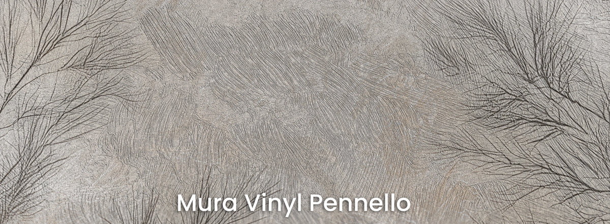 DOVE FILIGREE on Mura Vinyl Pennello – visible brushstrokes