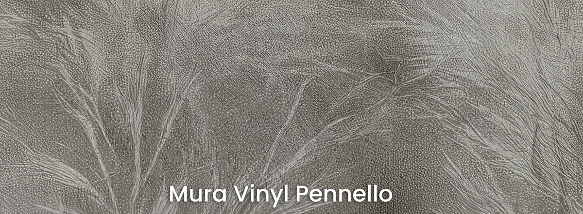 HOARFROST na podłożu Mura Vinyl Pennello – faktura z widocznymi pociągnięciami pędzla