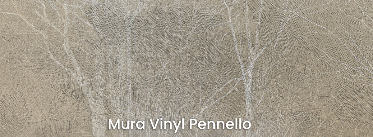 LACE THICKET sur support Mura Vinyl Pennello – coups de pinceau visibles