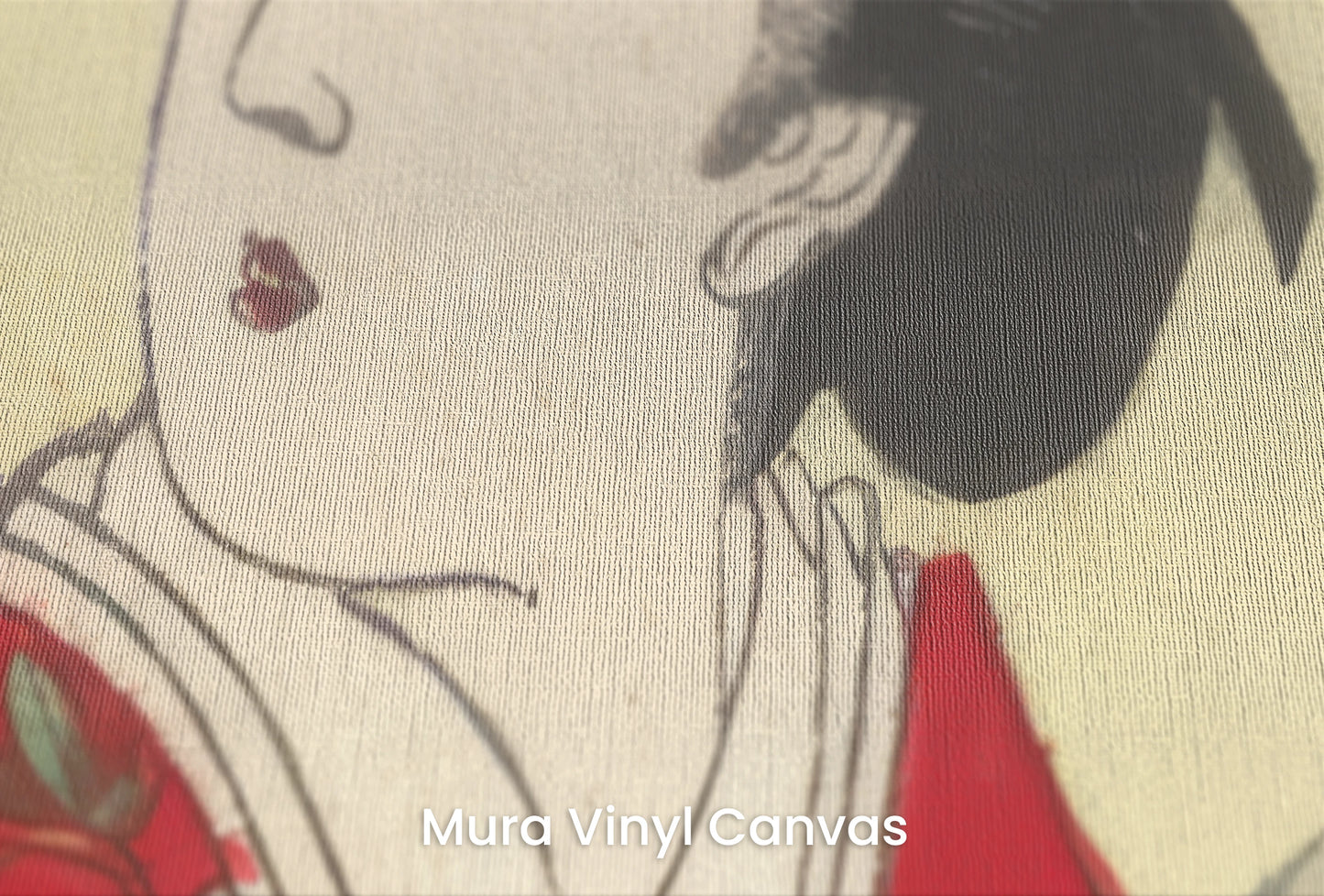 Wall mural "History of Art: Chiyoda Ōoku Hanami" (Toyohara Chikanobu)
