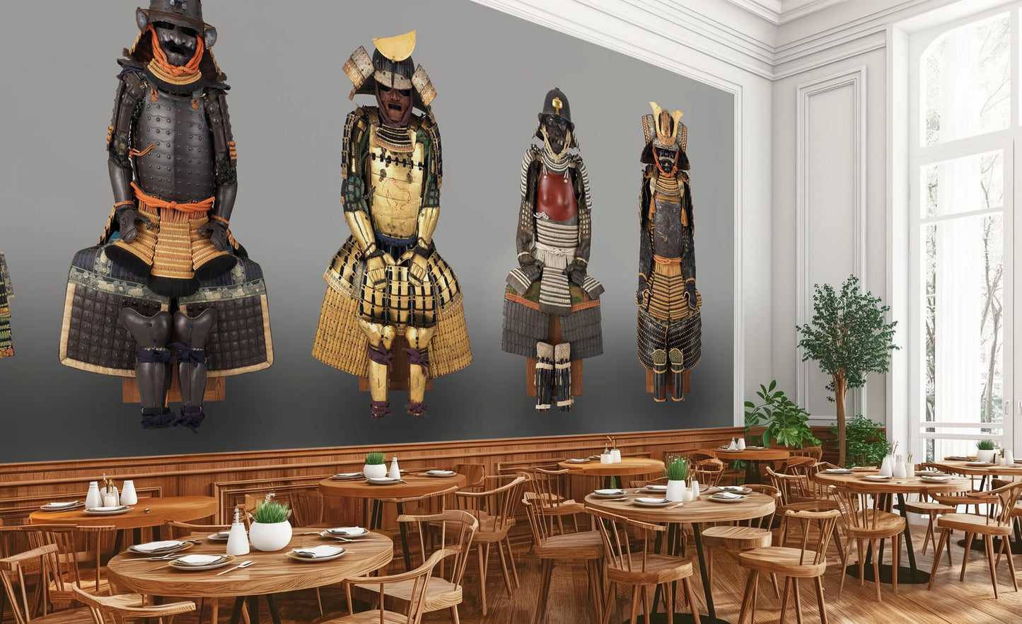 Japan Armors - Gusoku, Yoroi, Morohada-Nugi-Dō Gusoku, Nimaidō Gusoku, Haramaki - 1600-1800 - as photo wallpapers