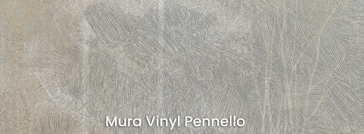 PALE TAPERS sur le support Mura Vinyl Pennello – coups de pinceau visibles