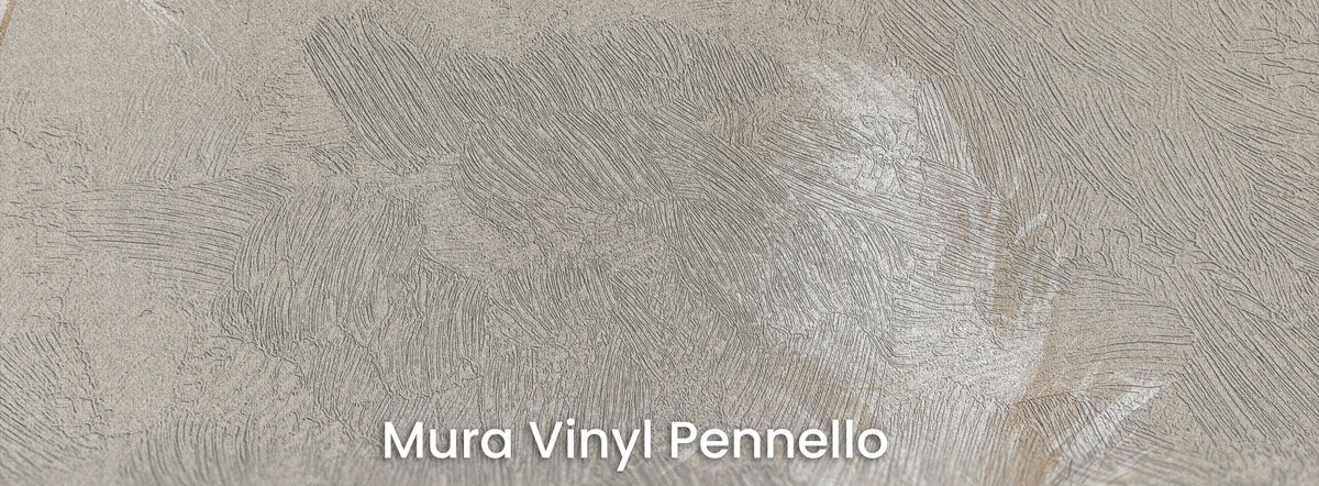 PLASTER AND SILK sur le support Mura Vinyl Pennello – coups de pinceau visibles