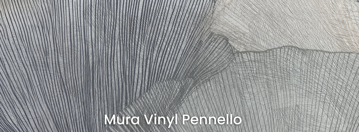 PLEATED FANS sur le support Mura Vinyl Pennello – traces de pinceau