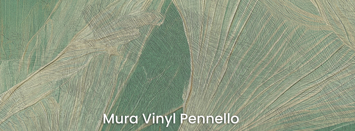 SILK LASSO auf Mura Vinyl Pennello – Pinselstriche auf den gemalt wirkenden Blättern