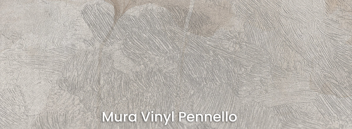 TAUPE MUSLIN on Mura Vinyl Pennello – visible brushstrokes