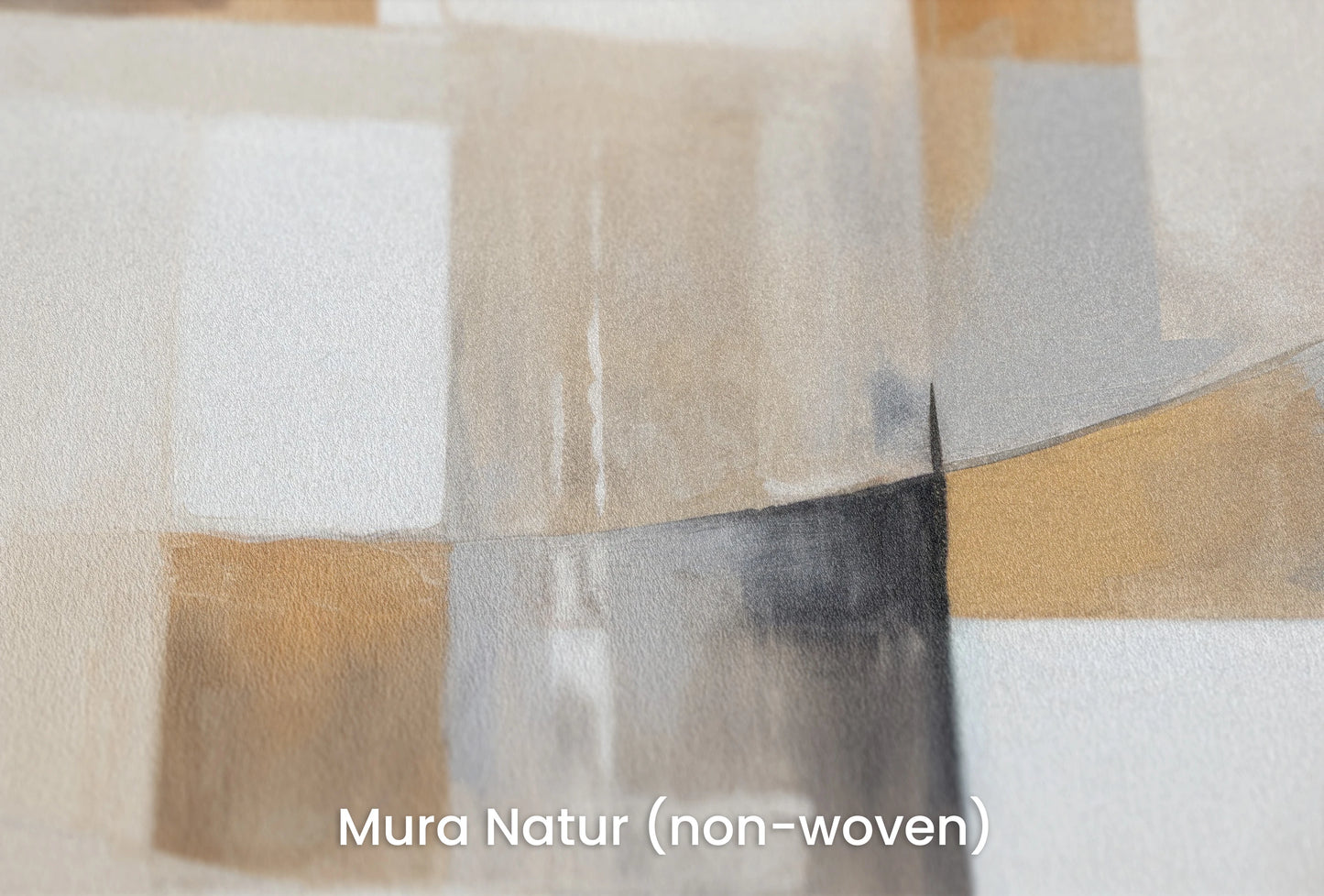 Zbliżenie na artystyczną fototapetę o nazwie Harmony in Motion #2 na podłożu Mura Natur (non-woven) - naturalne i ekologiczne podłoże.