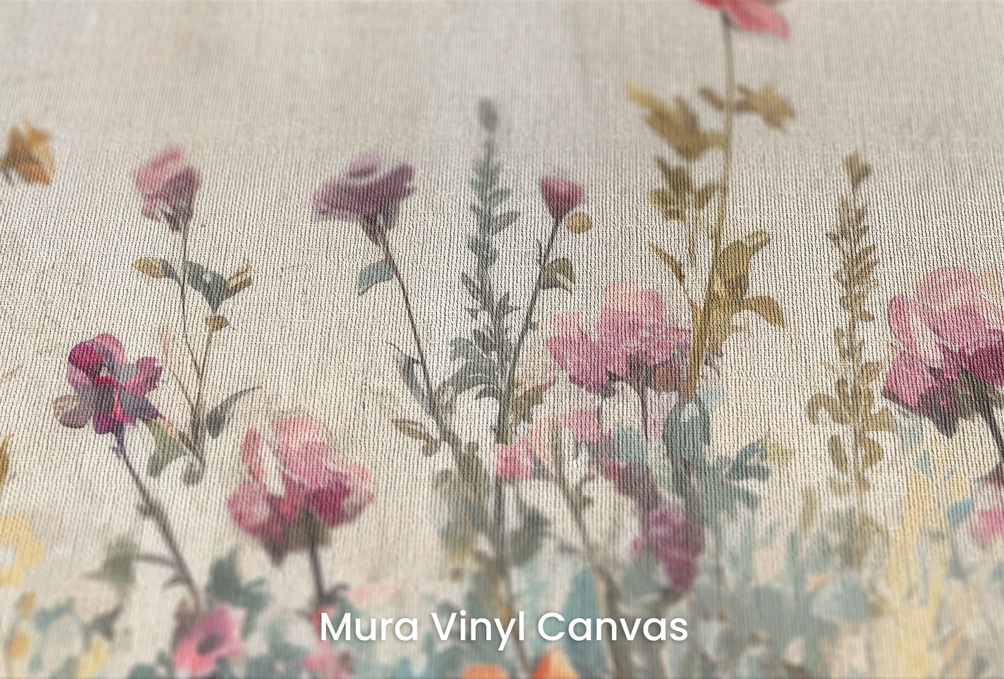 Zbliżenie na artystyczną fototapetę o nazwie AutumnRadiance na podłożu Mura Vinyl Canvas - faktura naturalnego płótna.