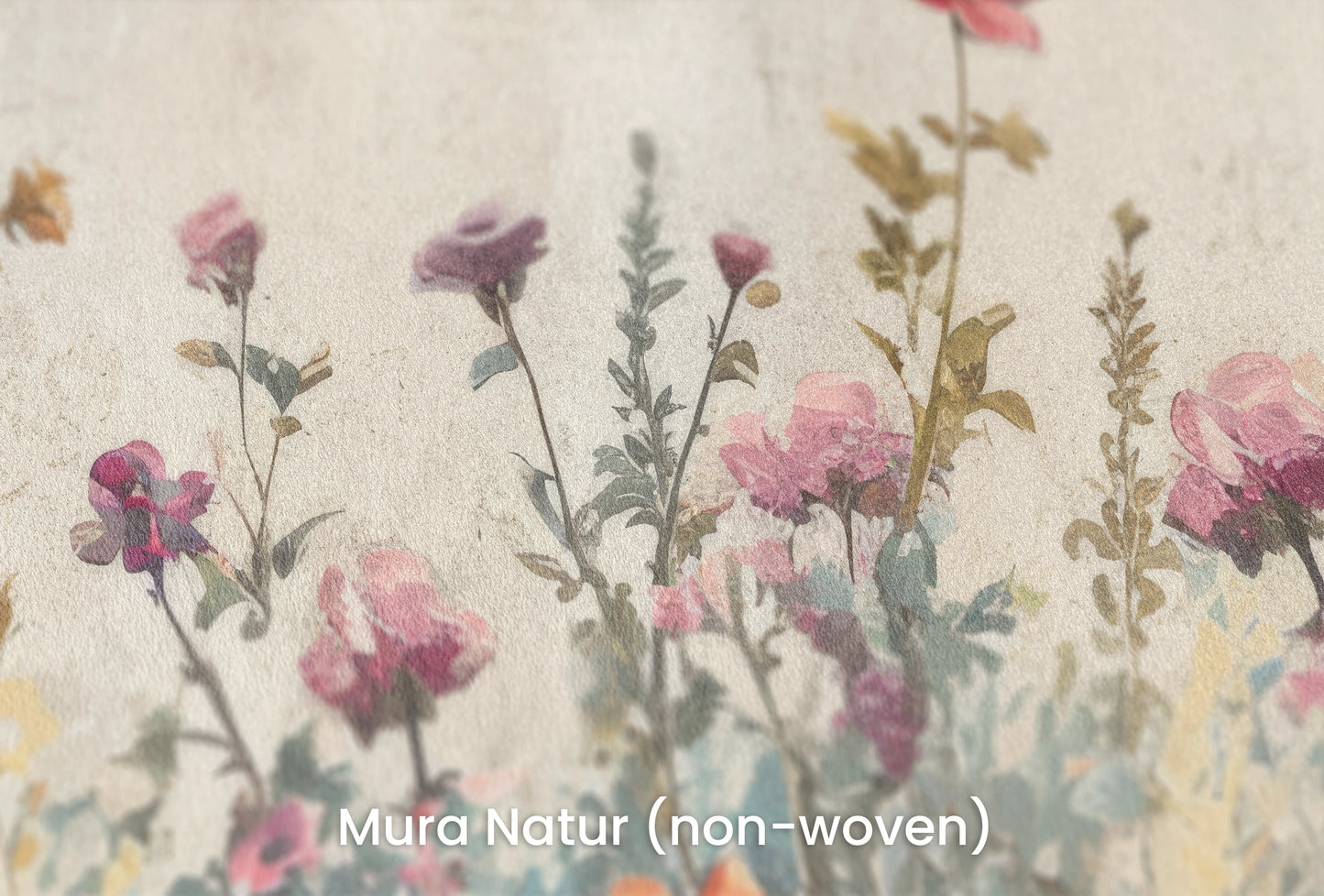 Zbliżenie na artystyczną fototapetę o nazwie AutumnRadiance na podłożu Mura Natur (non-woven) - naturalne i ekologiczne podłoże.