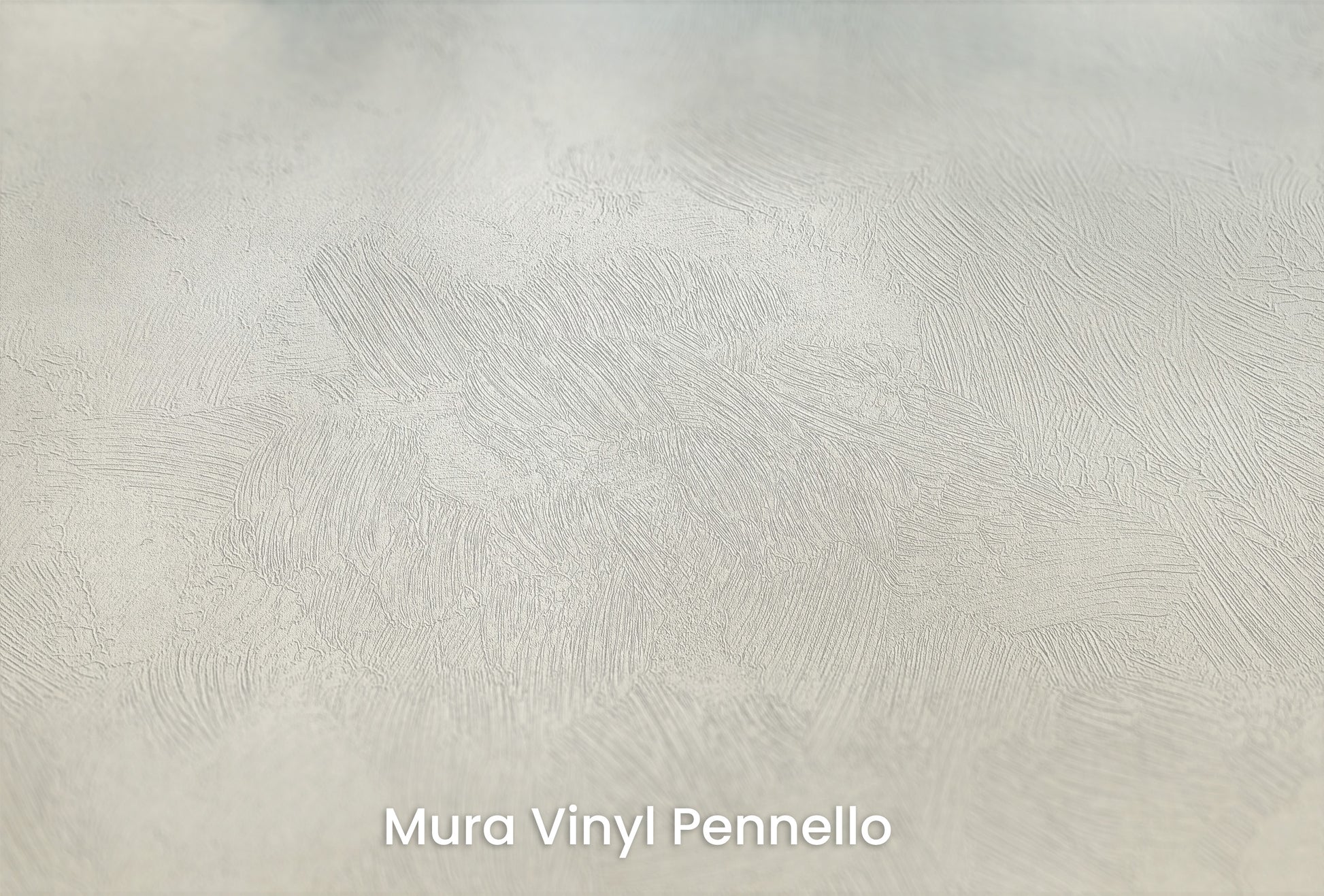 Zbliżenie na artystyczną fototapetę o nazwie SERENE CUMULUS VISTA na podłożu Mura Vinyl Pennello - faktura pociągnięć pędzla malarskiego.