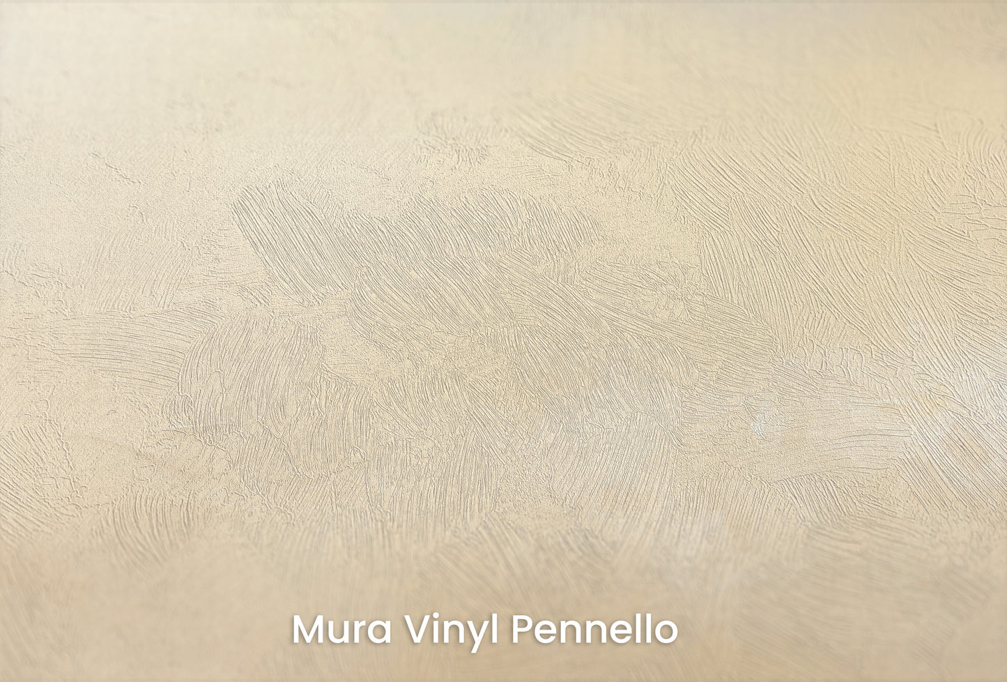 Zbliżenie na artystyczną fototapetę o nazwie GOLDEN DAWN SERENITY na podłożu Mura Vinyl Pennello - faktura pociągnięć pędzla malarskiego.