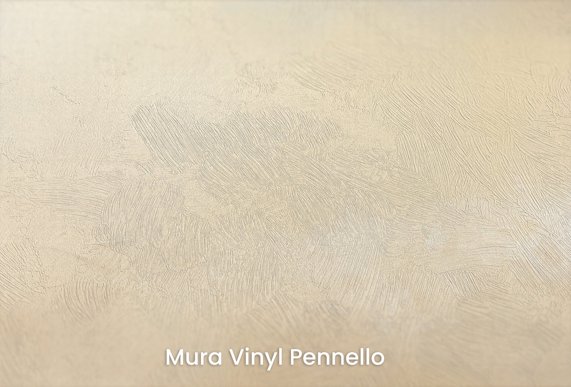 Zbliżenie na artystyczną fototapetę o nazwie GOLDEN DAWN SERENITY na podłożu Mura Vinyl Pennello - faktura pociągnięć pędzla malarskiego.