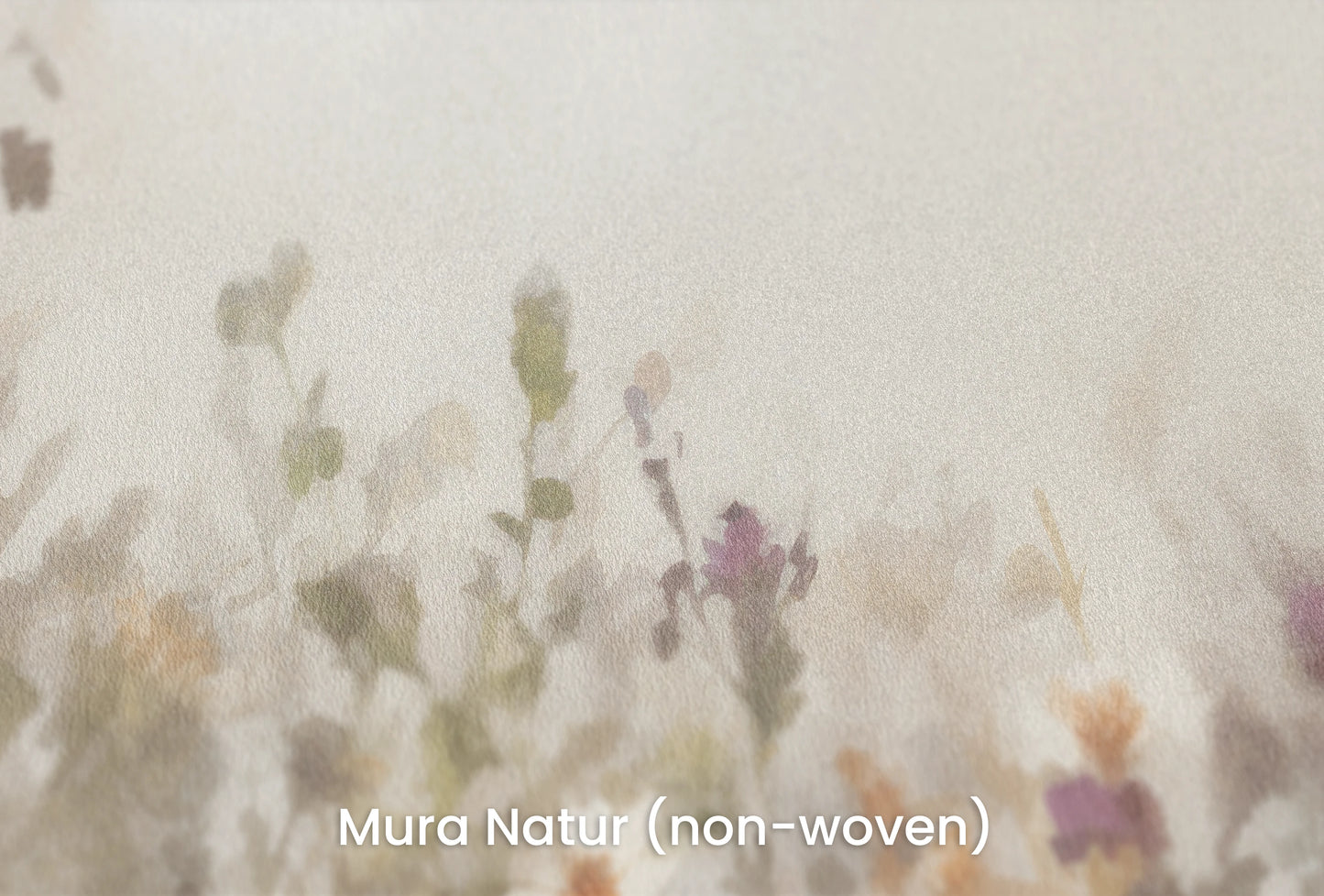Zbliżenie na artystyczną fototapetę o nazwie HarmonyBouquet na podłożu Mura Natur (non-woven) - naturalne i ekologiczne podłoże.