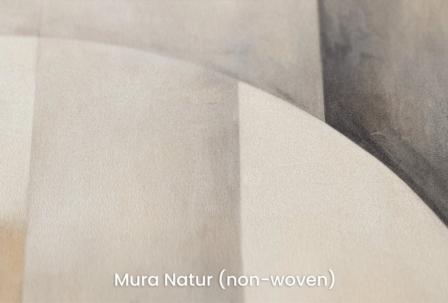 Zbliżenie na artystyczną fototapetę o nazwie Abstract Harmony #3 na podłożu Mura Natur (non-woven) - naturalne i ekologiczne podłoże.