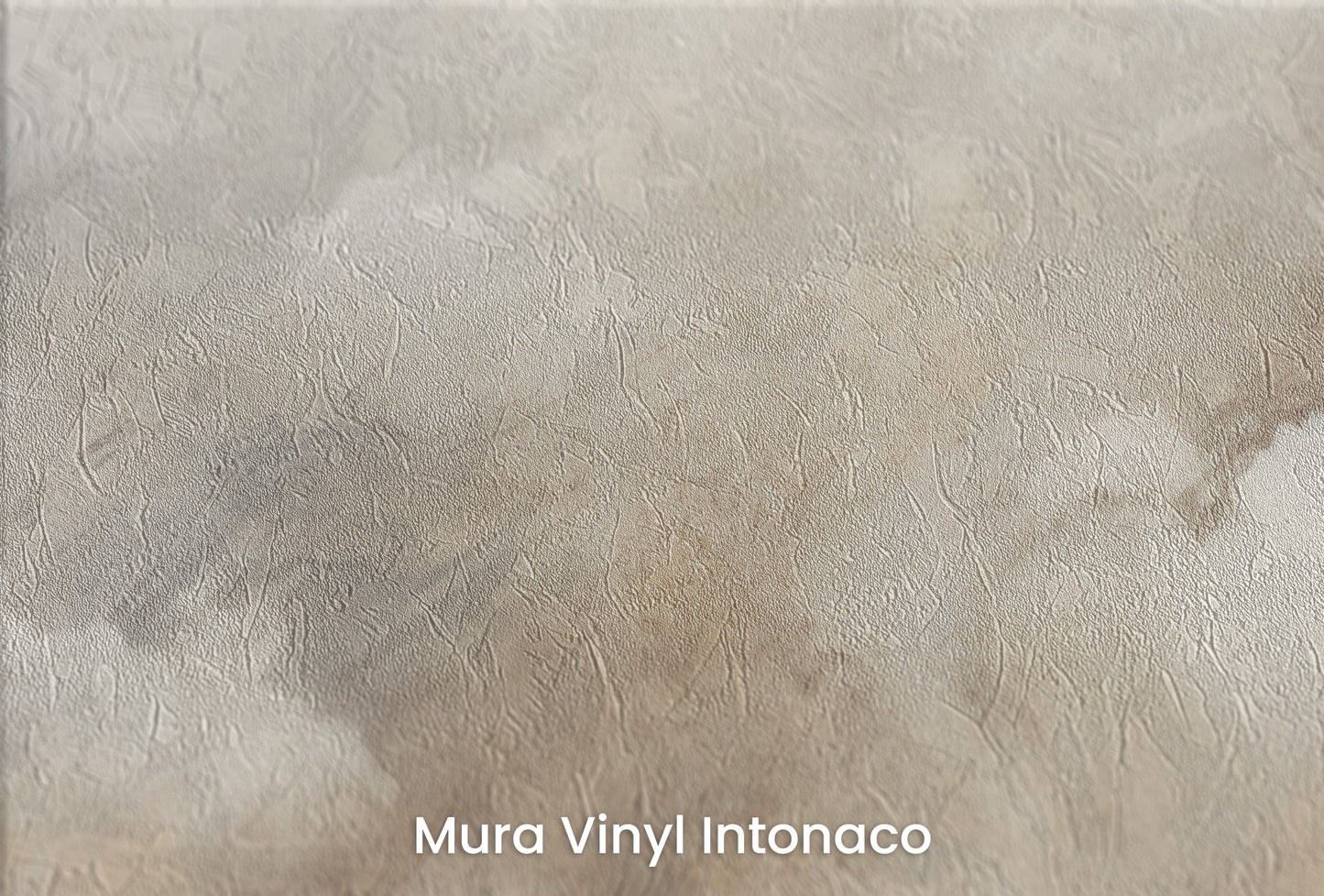 Zbliżenie na artystyczną fototapetę o nazwie TUMULTUOUS SKY THEATRE na podłożu Mura Vinyl Intonaco - struktura tartego tynku.