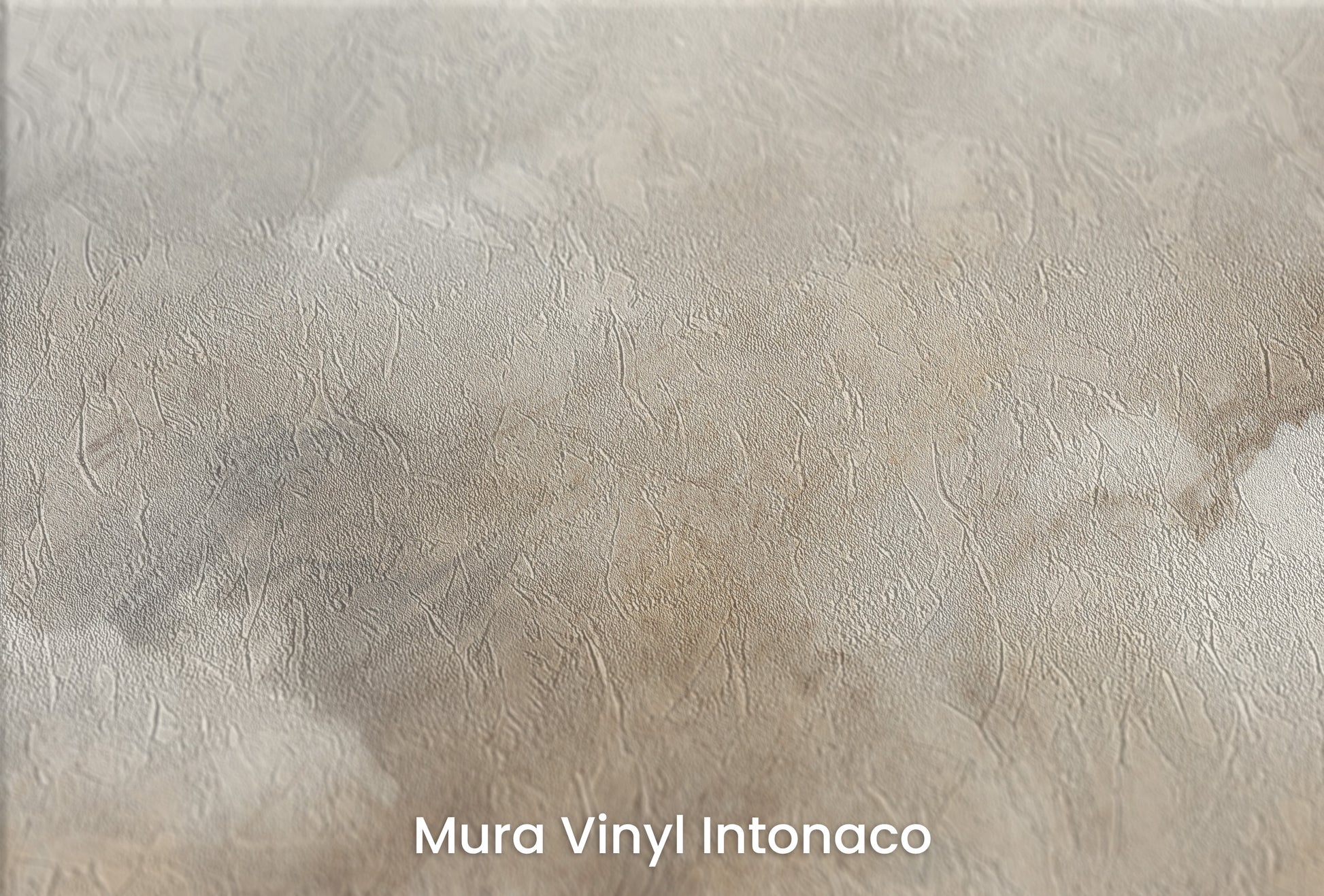 Zbliżenie na artystyczną fototapetę o nazwie TUMULTUOUS SKY THEATRE na podłożu Mura Vinyl Intonaco - struktura tartego tynku.