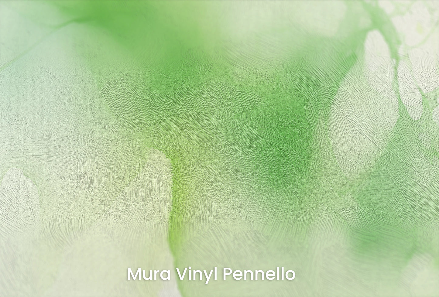 Zbliżenie na artystyczną fototapetę o nazwie Wiosenny Powiew na podłożu Mura Vinyl Pennello - faktura pociągnięć pędzla malarskiego.