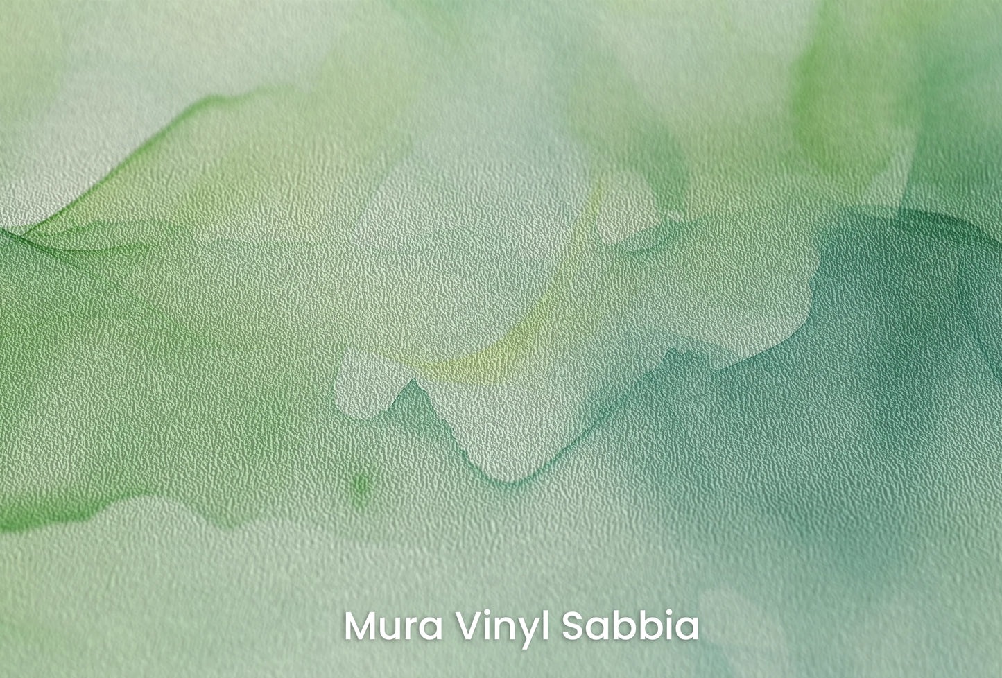 Zbliżenie na artystyczną fototapetę o nazwie Aquatic Whisper na podłożu Mura Vinyl Sabbia struktura grubego ziarna piasku.