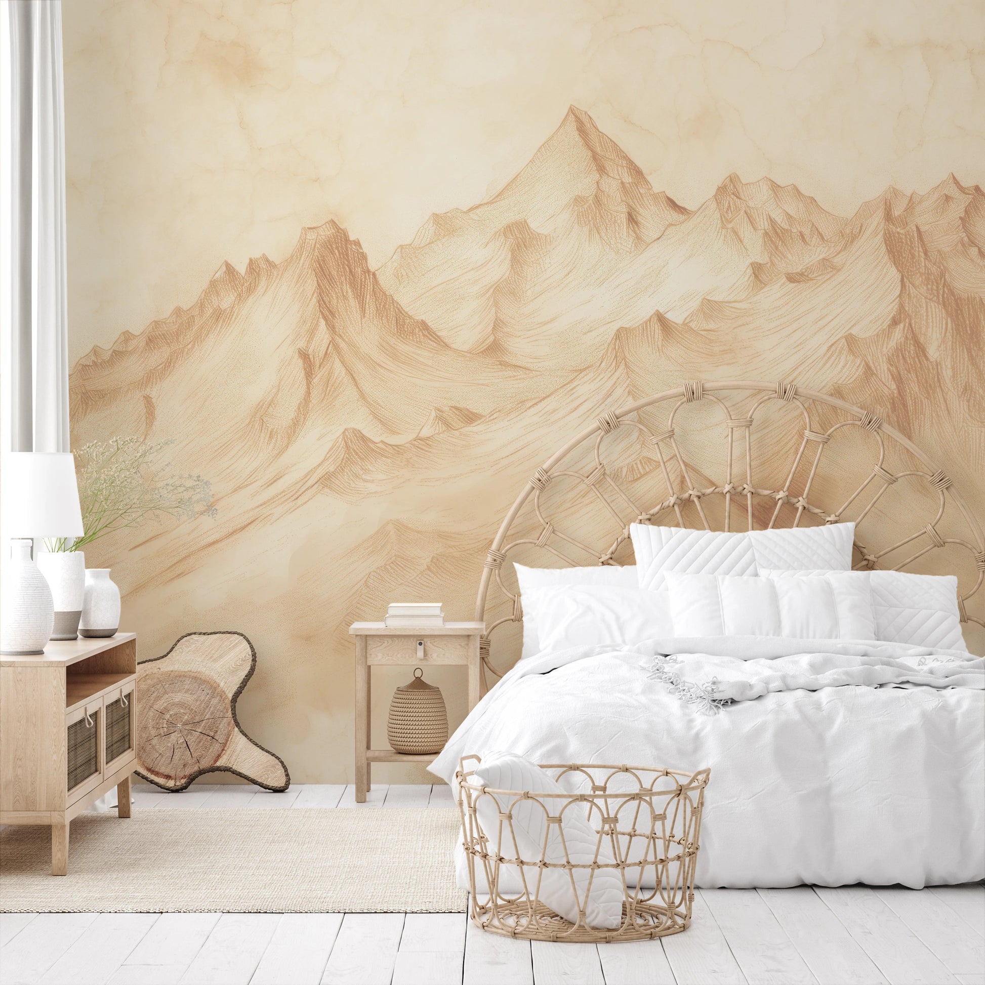 Fototapeta o nazwie Pastel Canyons użyta w aranzacji wnętrza.