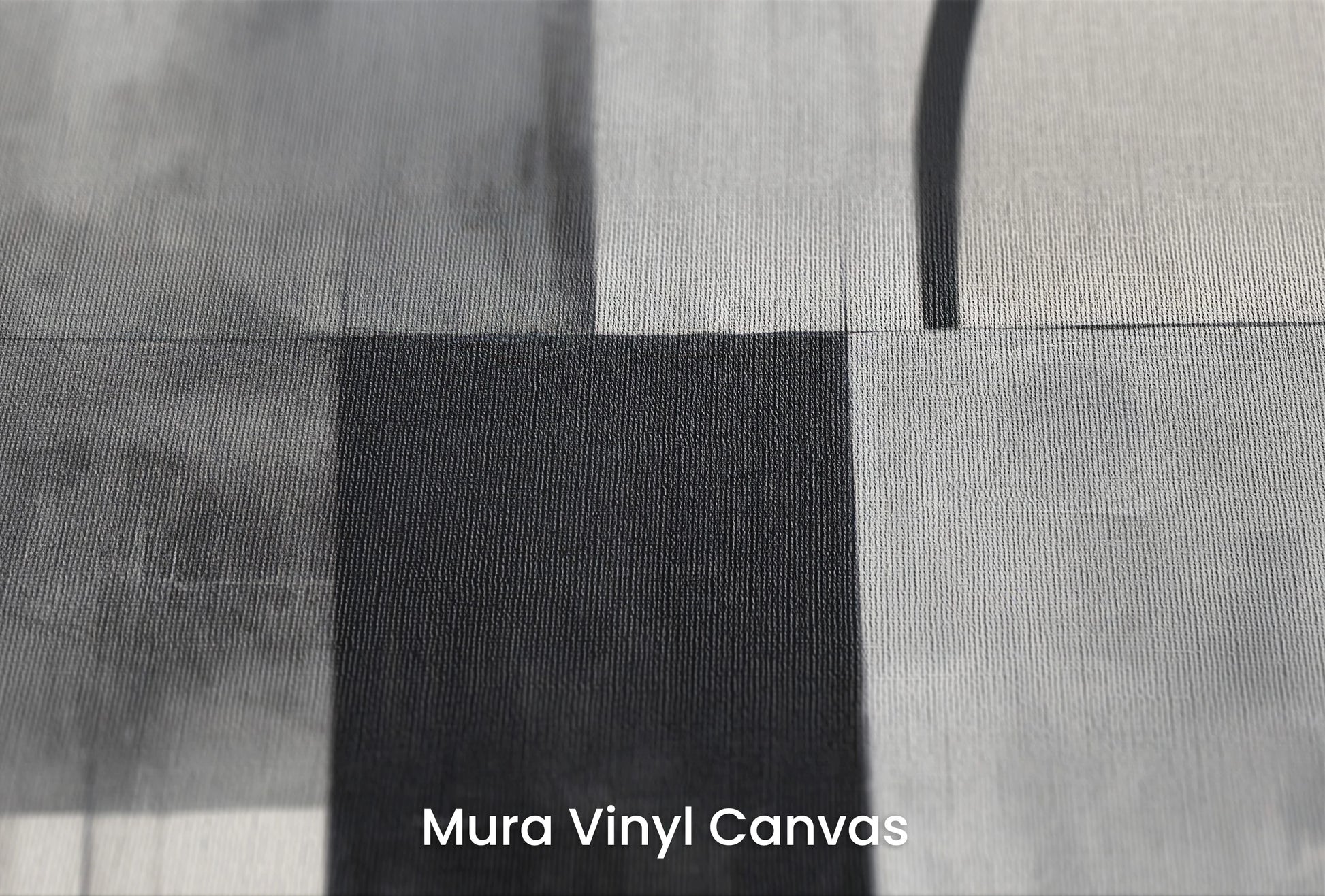 Zbliżenie na artystyczną fototapetę o nazwie Circular Elegance na podłożu Mura Vinyl Canvas - faktura naturalnego płótna.