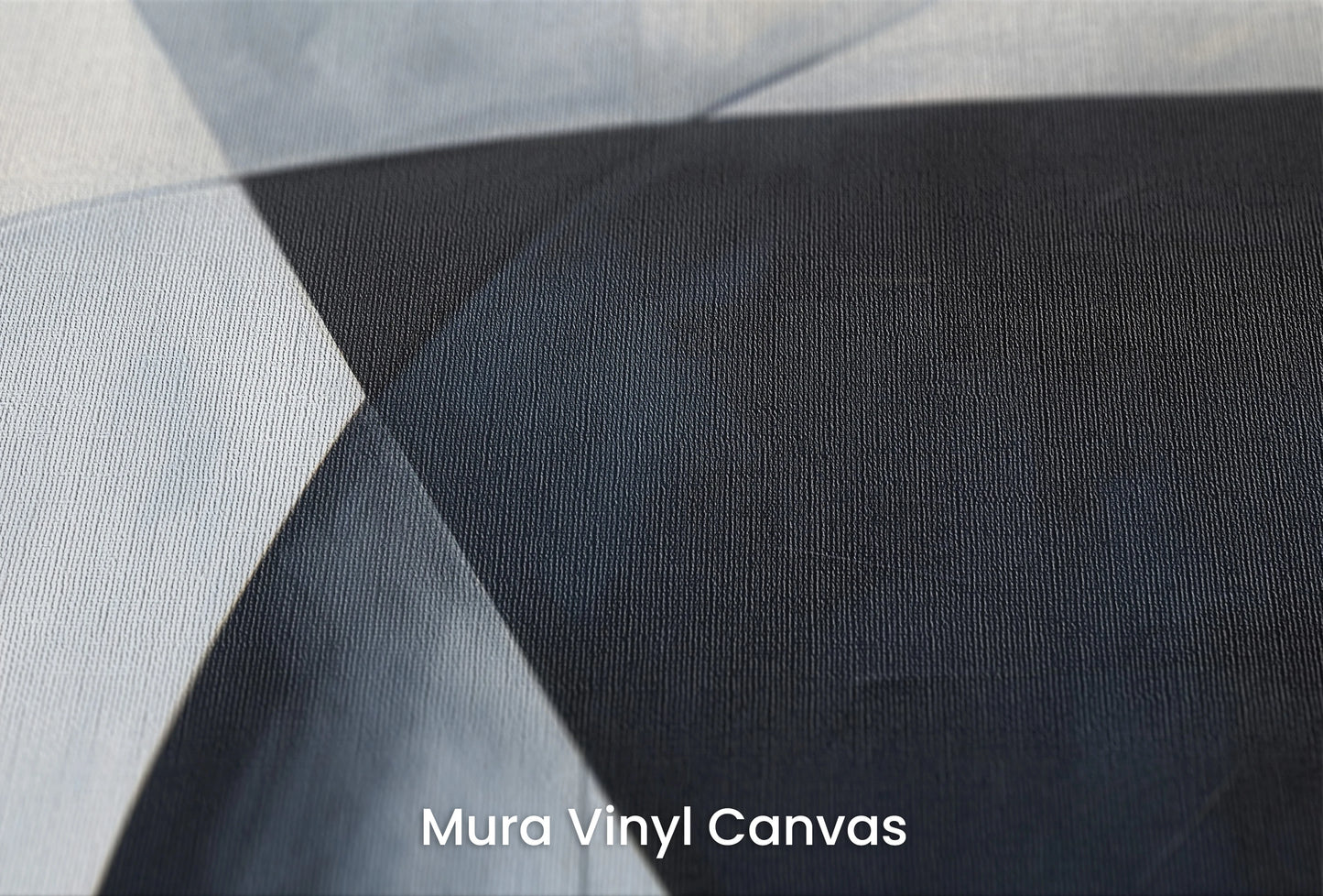 Zbliżenie na artystyczną fototapetę o nazwie Abstract Curves na podłożu Mura Vinyl Canvas - faktura naturalnego płótna.