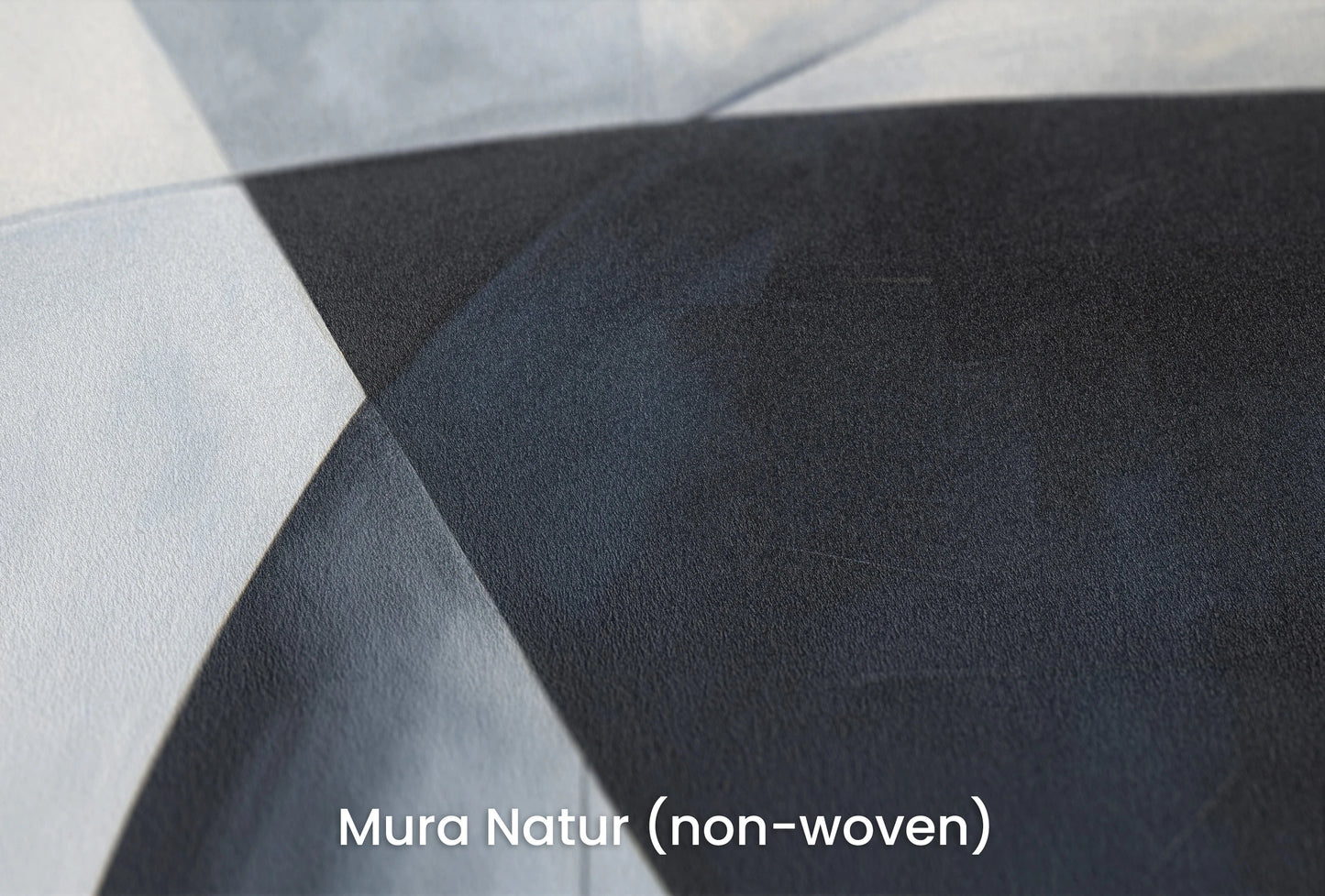 Zbliżenie na artystyczną fototapetę o nazwie Abstract Curves na podłożu Mura Natur (non-woven) - naturalne i ekologiczne podłoże.