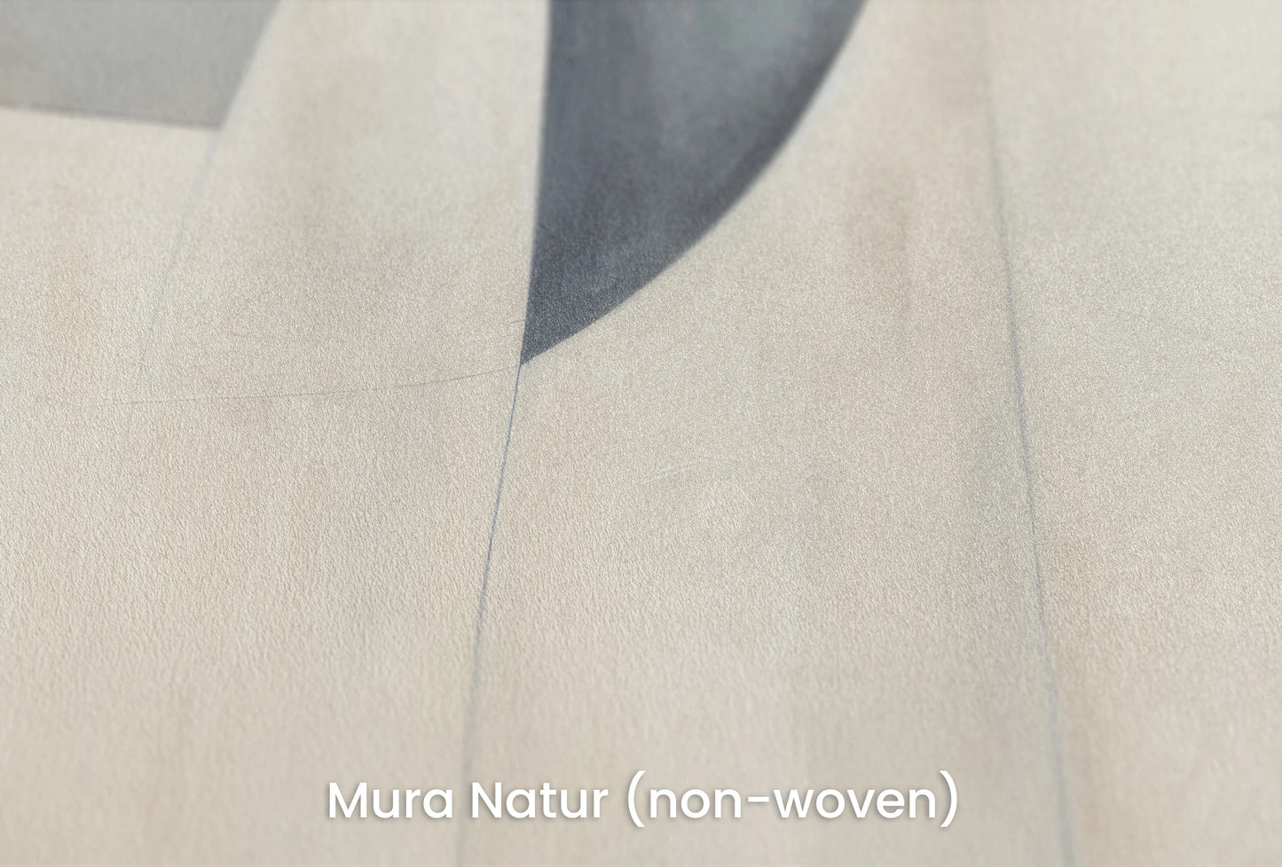 Zbliżenie na artystyczną fototapetę o nazwie Geometric Harmony #5 na podłożu Mura Natur (non-woven) - naturalne i ekologiczne podłoże.