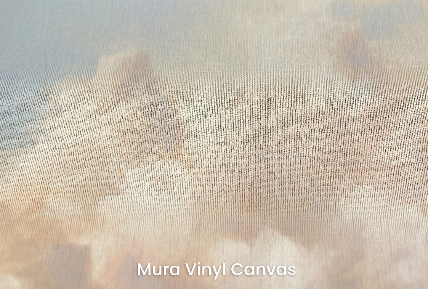Zbliżenie na artystyczną fototapetę o nazwie TWILIGHT SERENADE GLOW na podłożu Mura Vinyl Canvas - faktura naturalnego płótna.