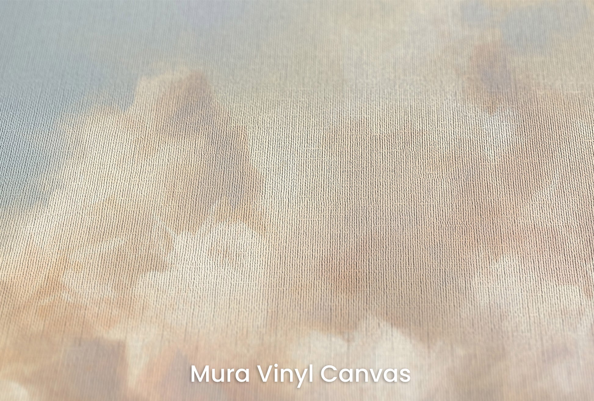 Zbliżenie na artystyczną fototapetę o nazwie TWILIGHT SERENADE GLOW na podłożu Mura Vinyl Canvas - faktura naturalnego płótna.