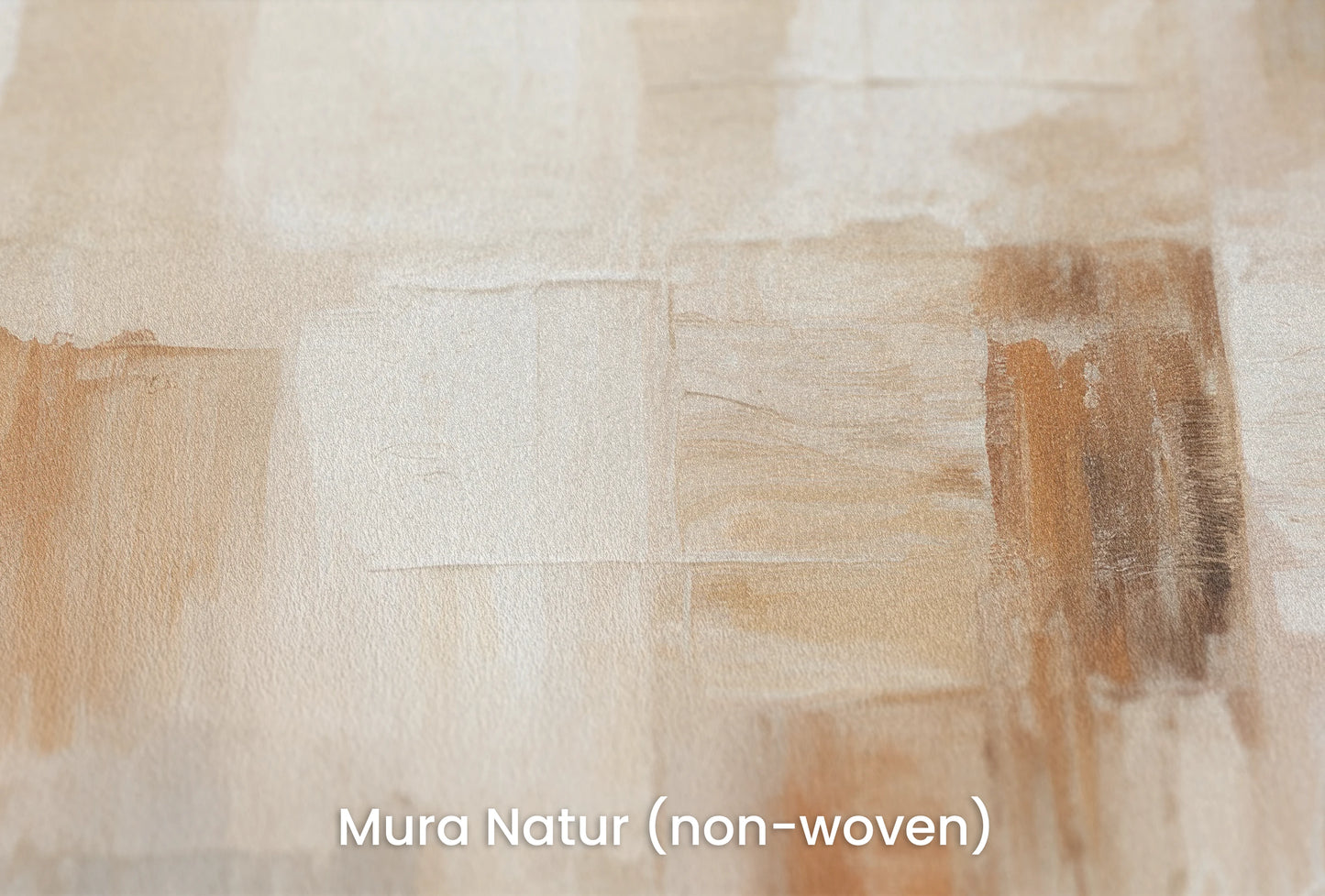 Zbliżenie na artystyczną fototapetę o nazwie Contemporary Beige na podłożu Mura Natur (non-woven) - naturalne i ekologiczne podłoże.