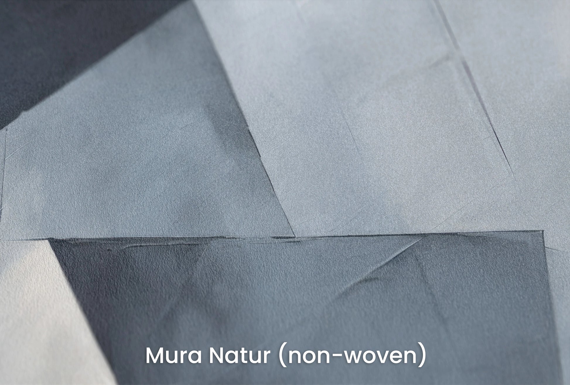 Zbliżenie na artystyczną fototapetę o nazwie Elegant Geometric Simplicity na podłożu Mura Natur (non-woven) - naturalne i ekologiczne podłoże.
