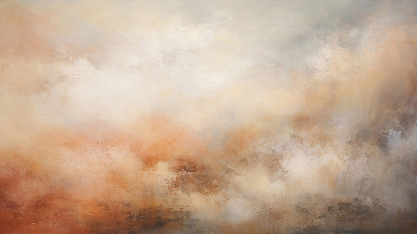 Prezentacja całego wzoru fototapety o nazwie AMBER DAWN ABSTRACT