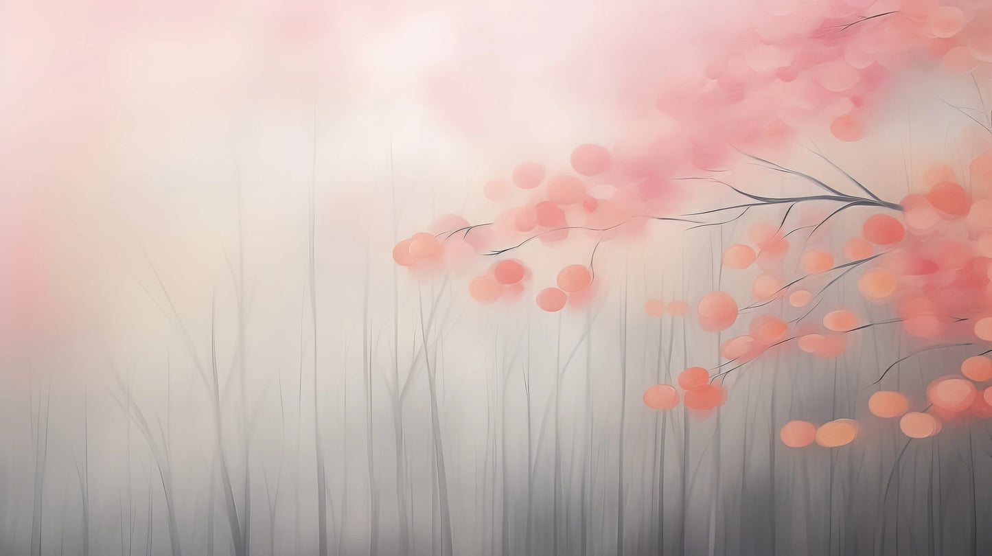 Prezentacja całego wzoru fototapety o nazwie Tranquil Blush