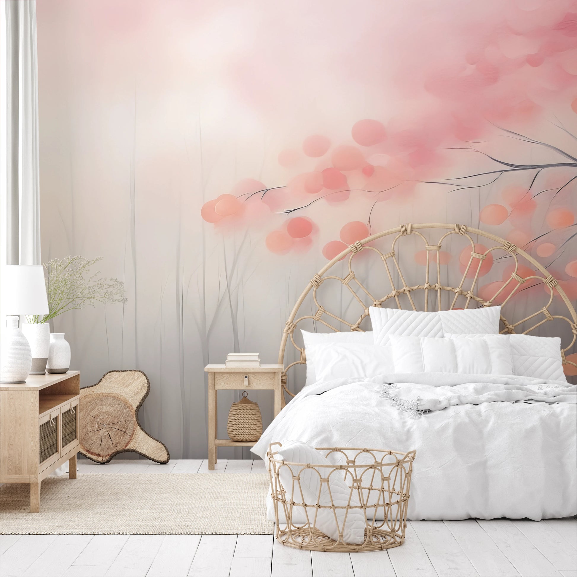 Fototapeta o nazwie Tranquil Blush użyta w aranzacji wnętrza.
