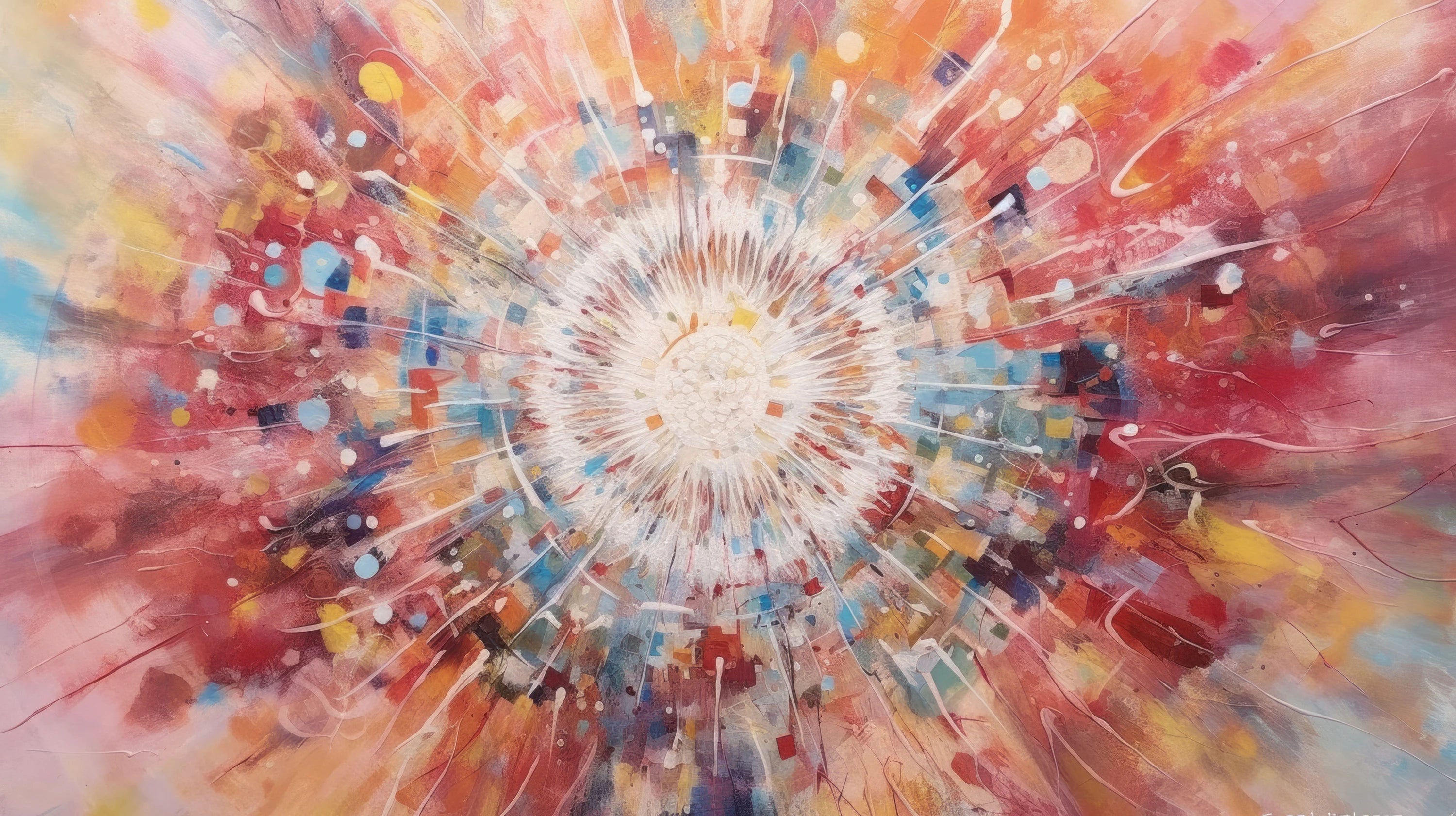 Podgląd wzoru: Prezentacja całego wzoru fototapety o nazwie Cosmic Explosion