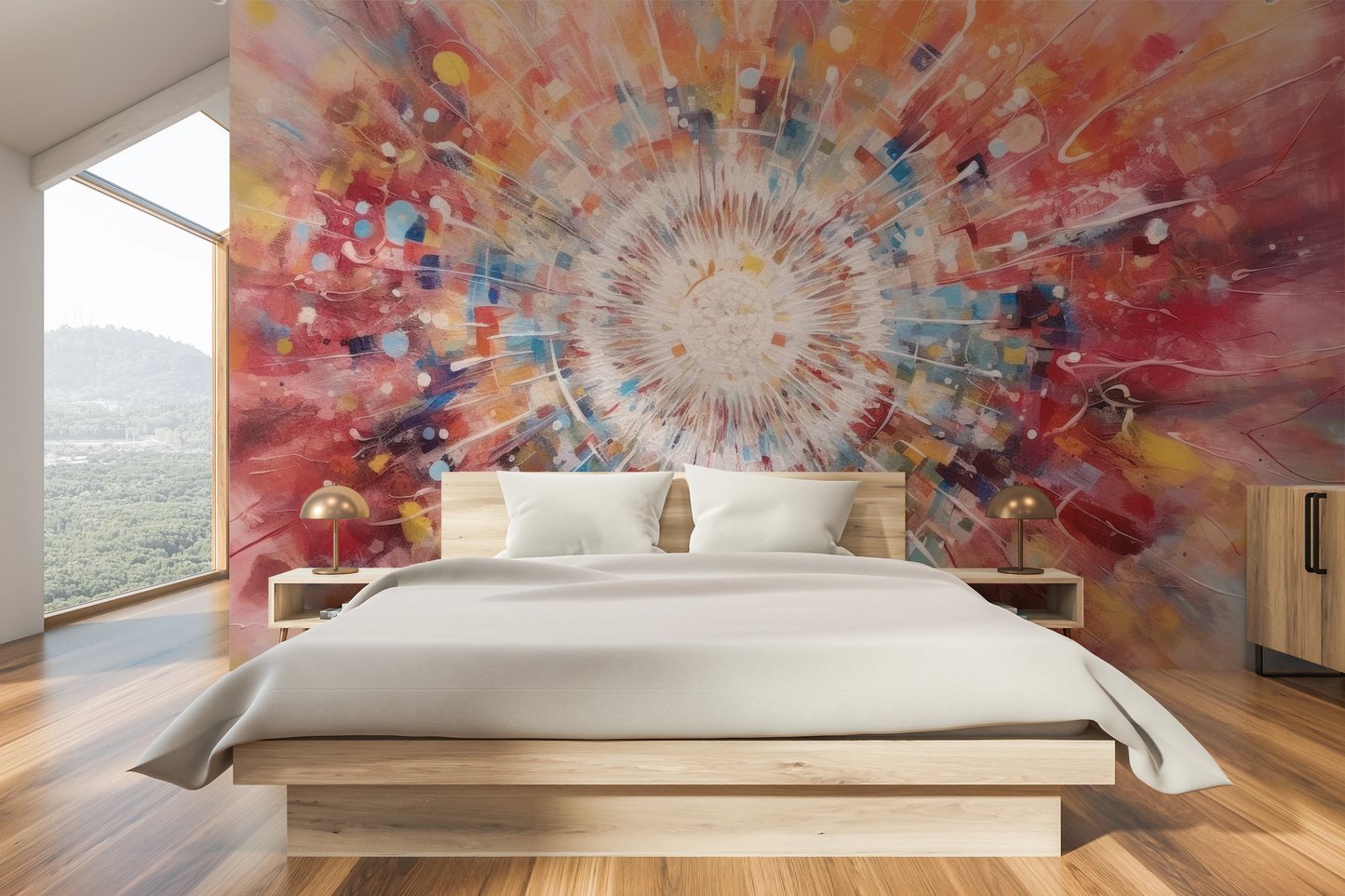 Fototapeta o nazwie Cosmic Explosion użyta w aranzacji wnętrza.