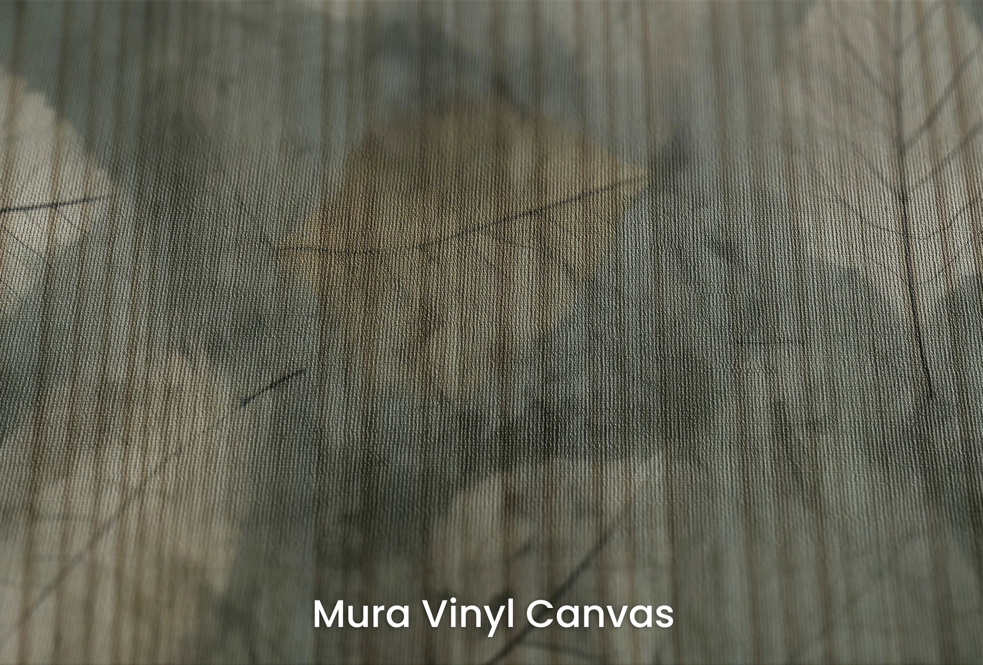 Zbliżenie na artystyczną fototapetę o nazwie Autumn Whisper #5 na podłożu Mura Vinyl Canvas - faktura naturalnego płótna.