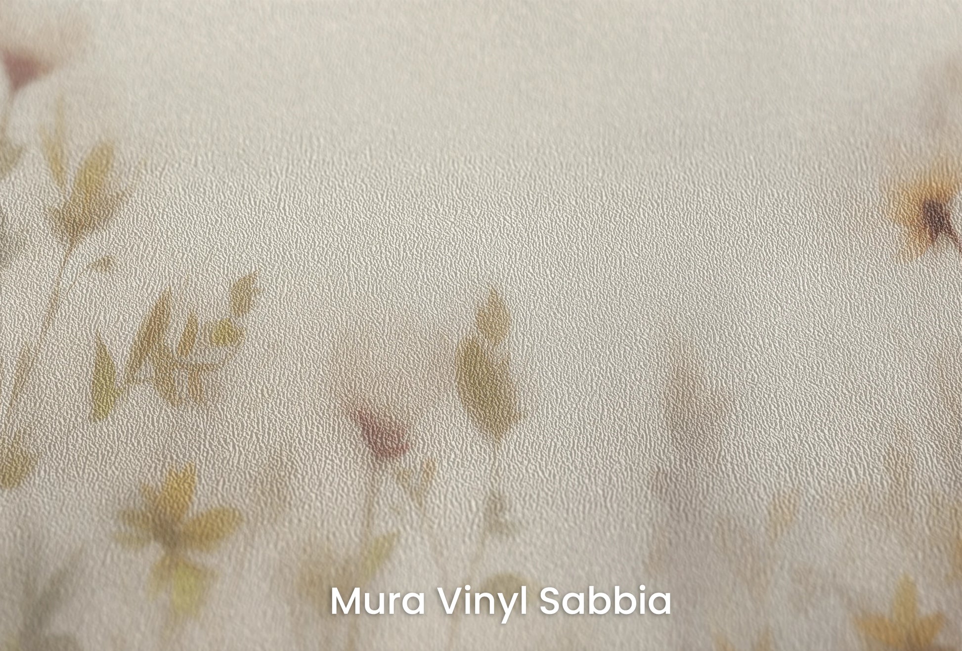 Zbliżenie na artystyczną fototapetę o nazwie Soft Elegance na podłożu Mura Vinyl Sabbia struktura grubego ziarna piasku.