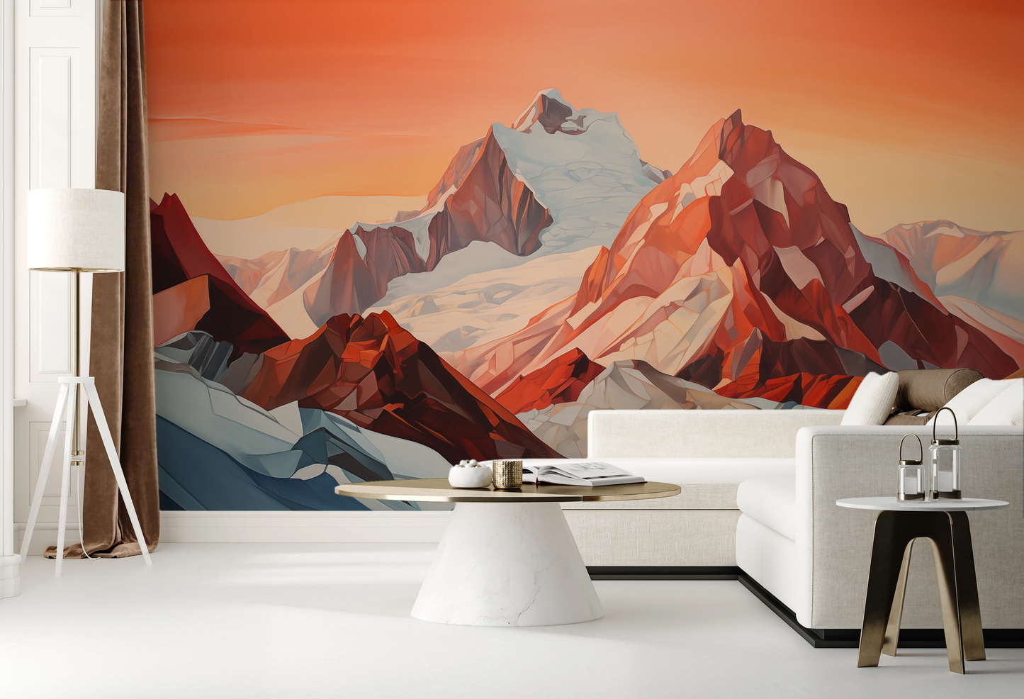 Fototapeta o nazwie Crimson Ridge użyta w aranzacji wnętrza.