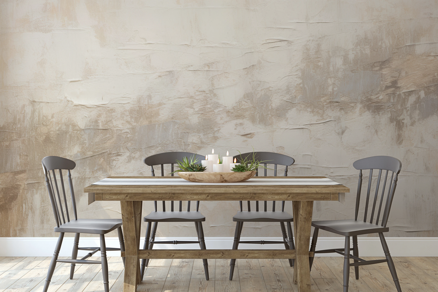 Fototapeta malowana o nazwie Tonal Tranquility pokazana w aranżacji wnętrza.