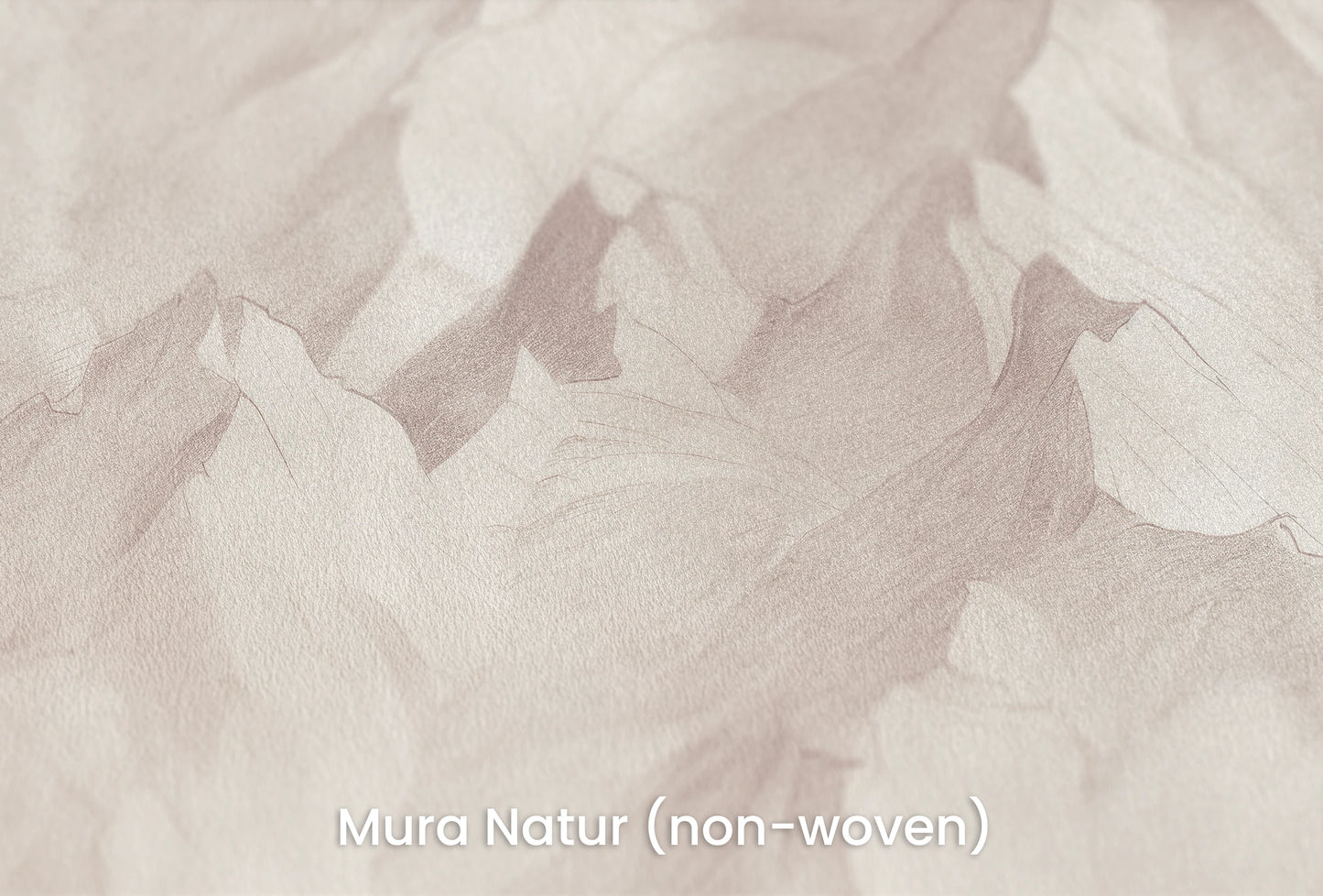 Zbliżenie na artystyczną fototapetę o nazwie Monochrome Majesty #2 na podłożu Mura Natur (non-woven) - naturalne i ekologiczne podłoże.