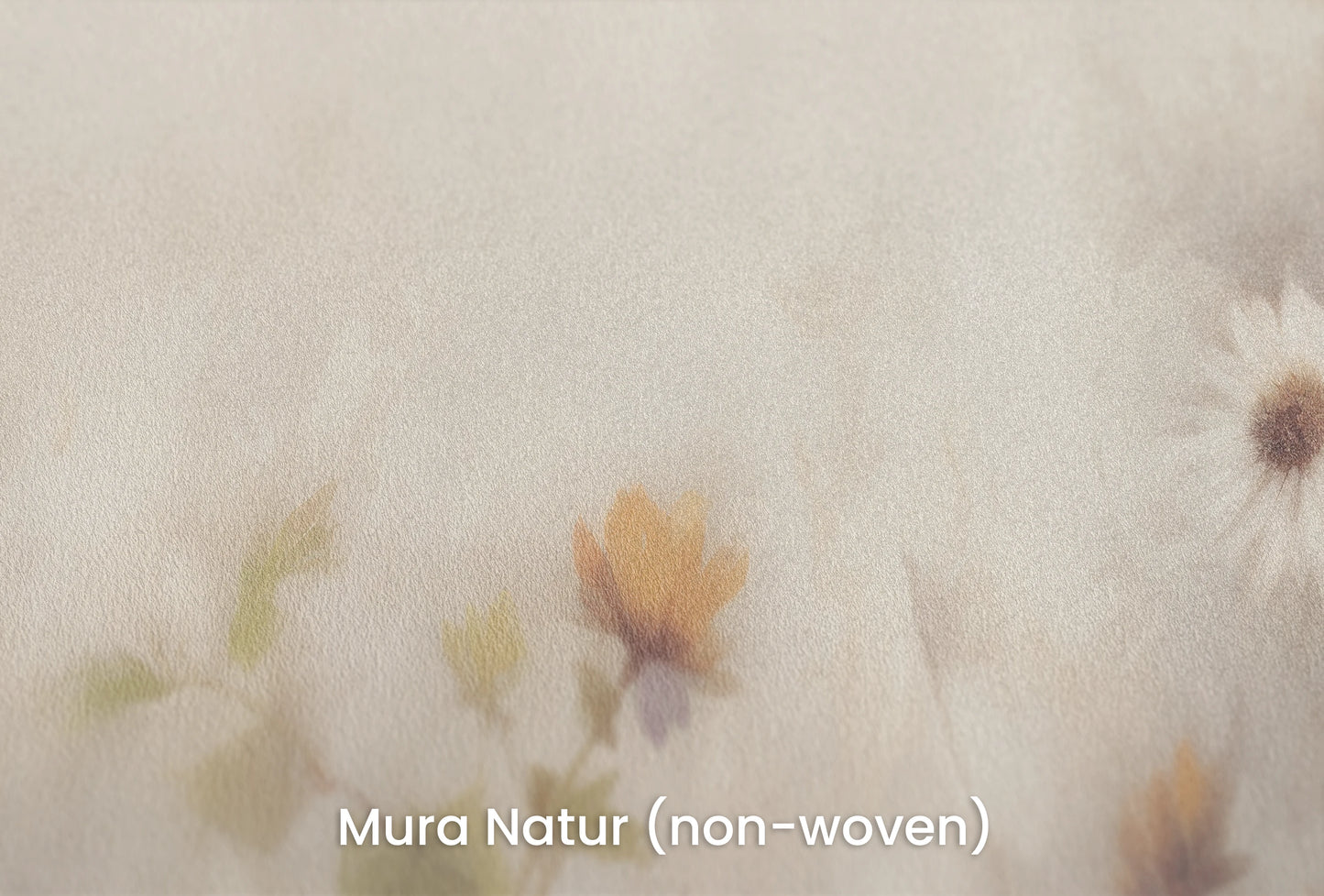 Zbliżenie na artystyczną fototapetę o nazwie Autumn Hues na podłożu Mura Natur (non-woven) - naturalne i ekologiczne podłoże.